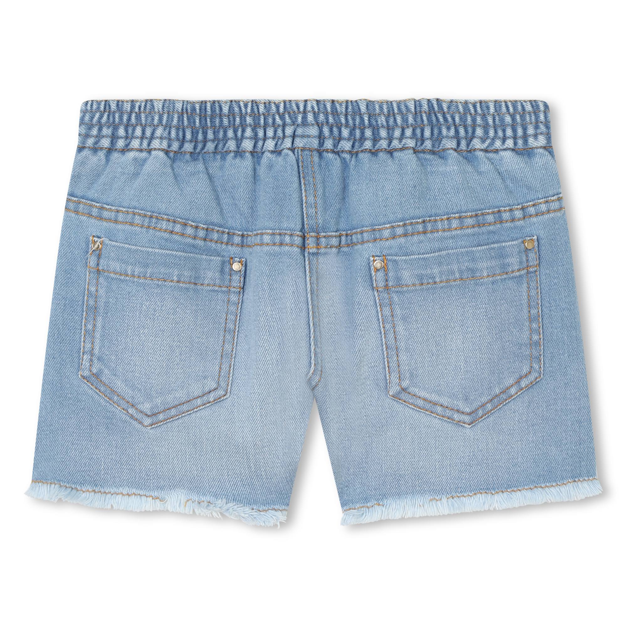 Girls Blue Denim Shorts