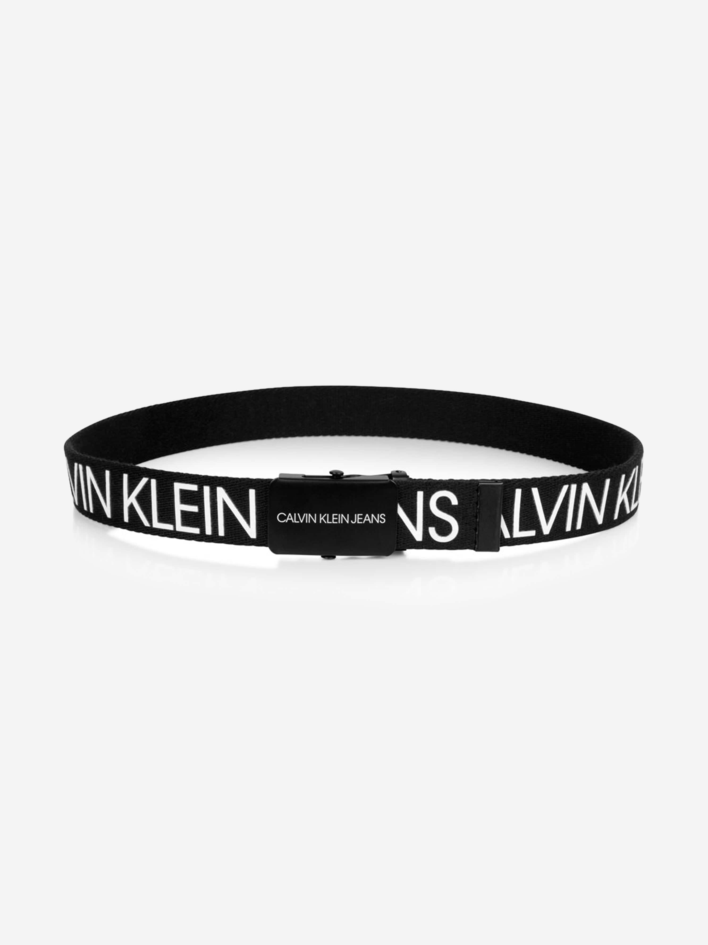 Calvin Klein Kids Canvas Logo Belt