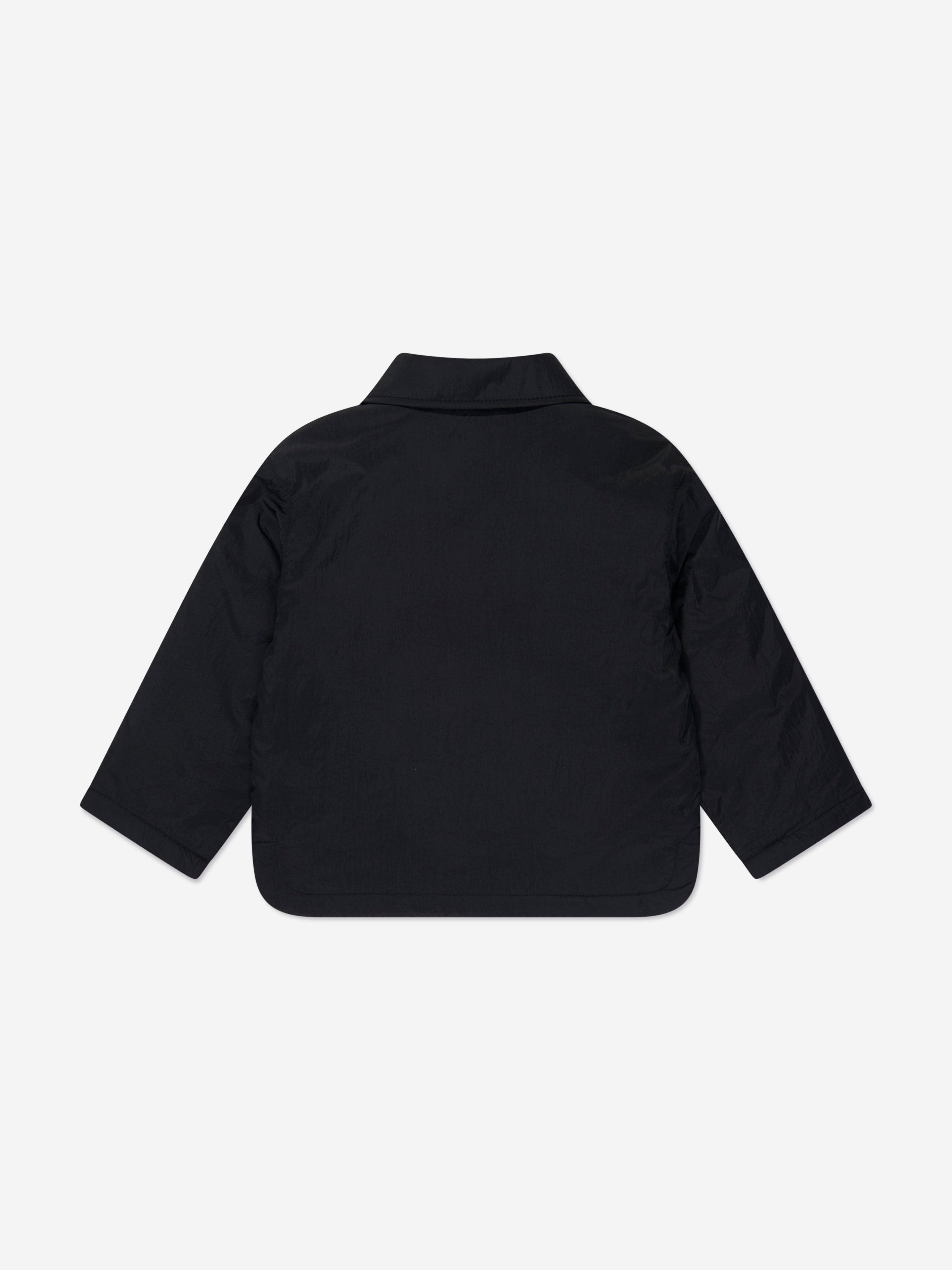 Calvin Klein Baby Padded Coach Jacket in Black