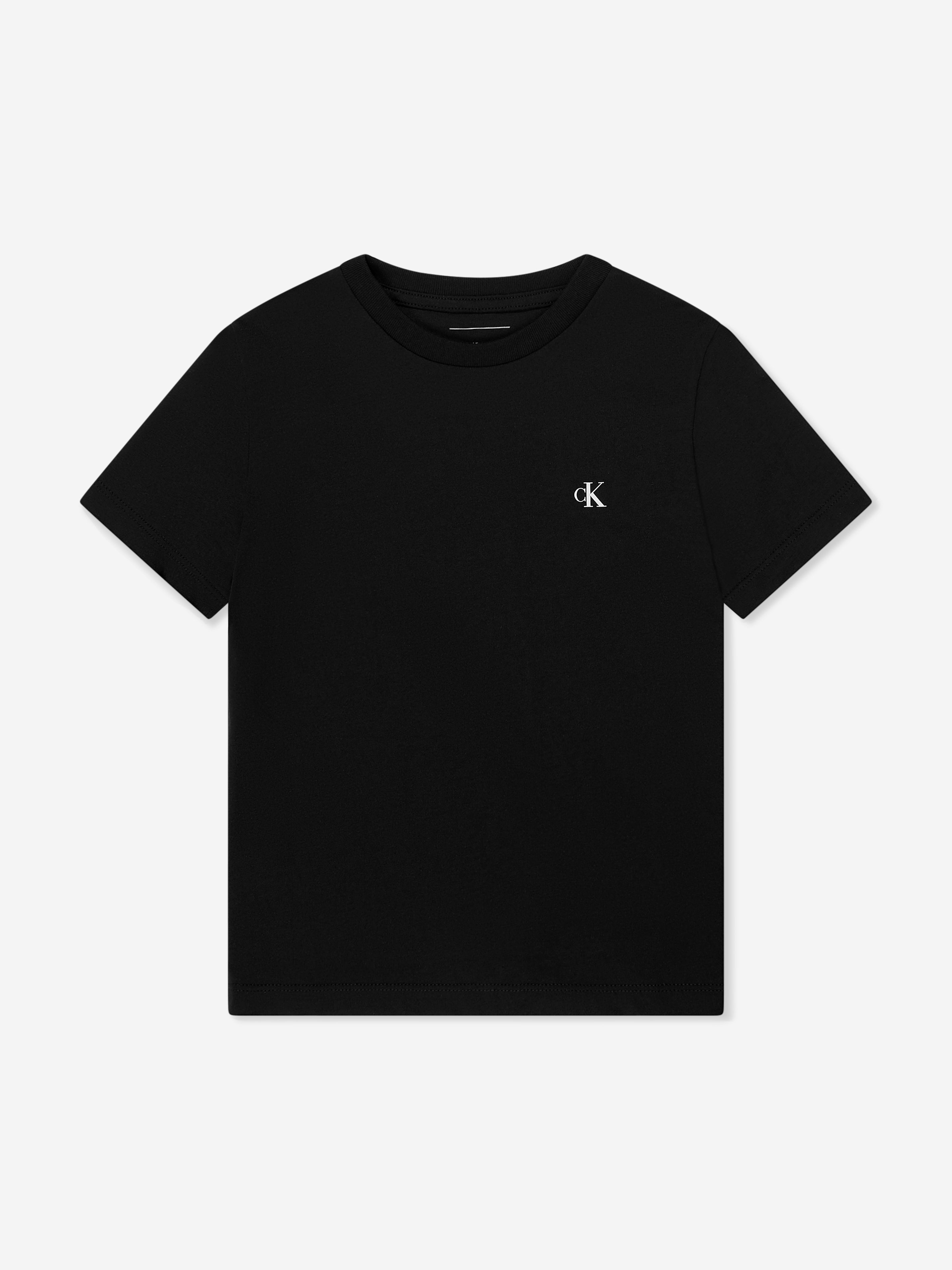 Boys 2 Pack Monogram T-Shirt Set in Multicolour