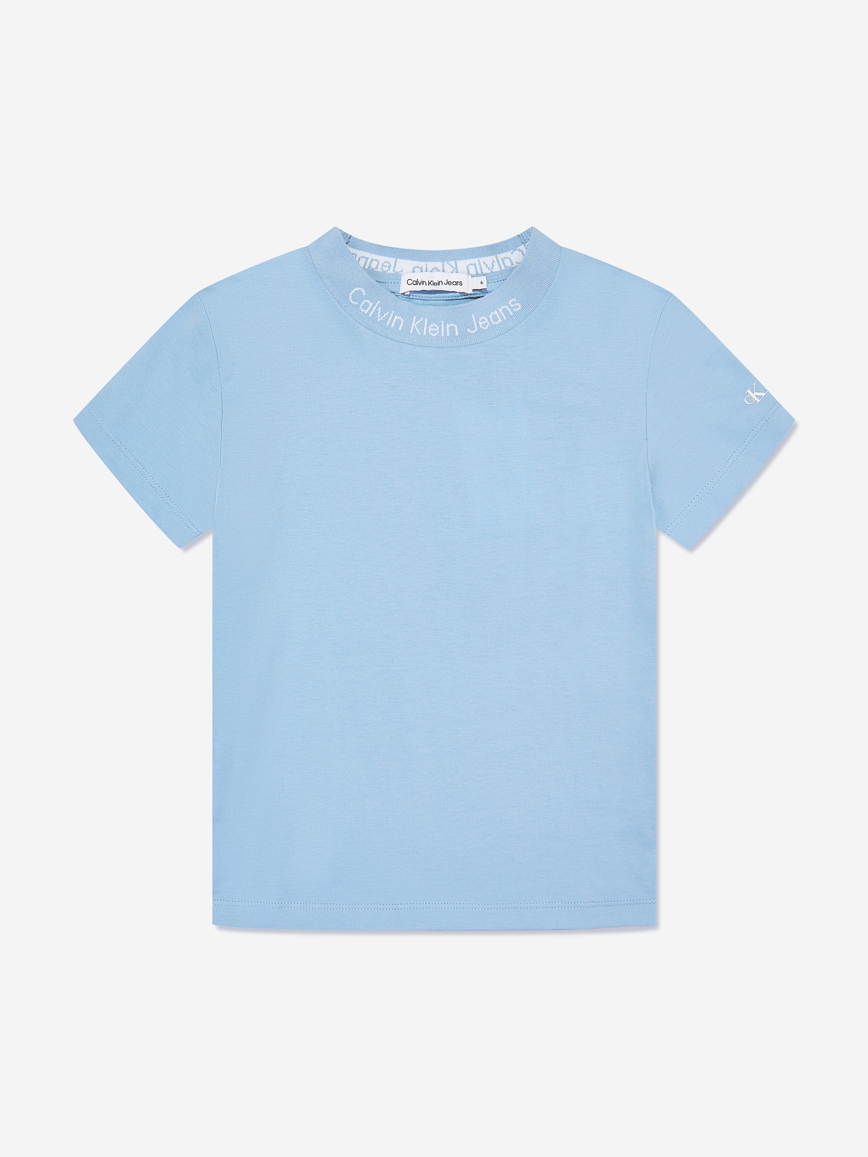 Calvin Klein Boys Intarsia 2 Pack T-Shirt Set in Multicolour
