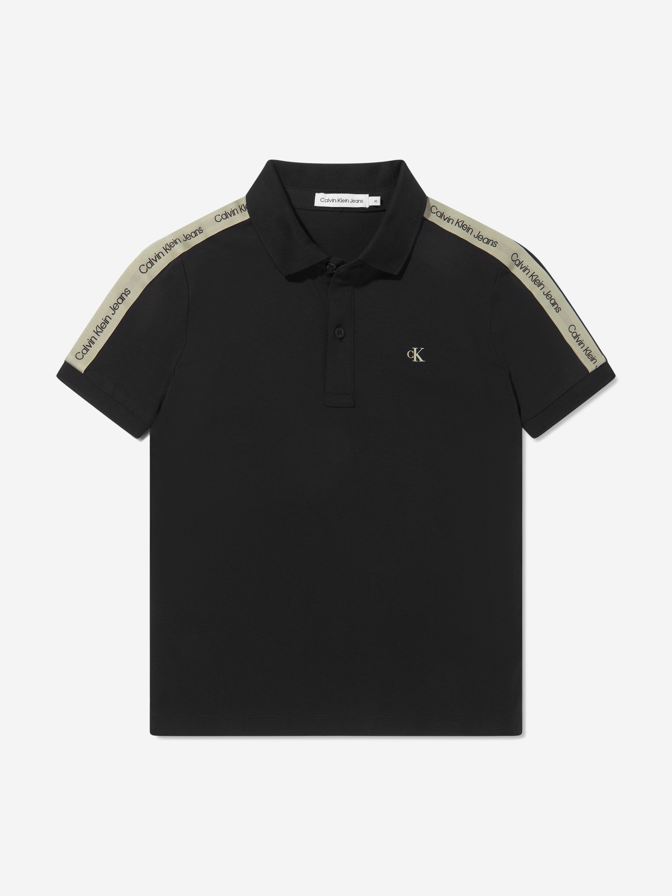Calvin Klein Boys Logo Tape Polo Shirt