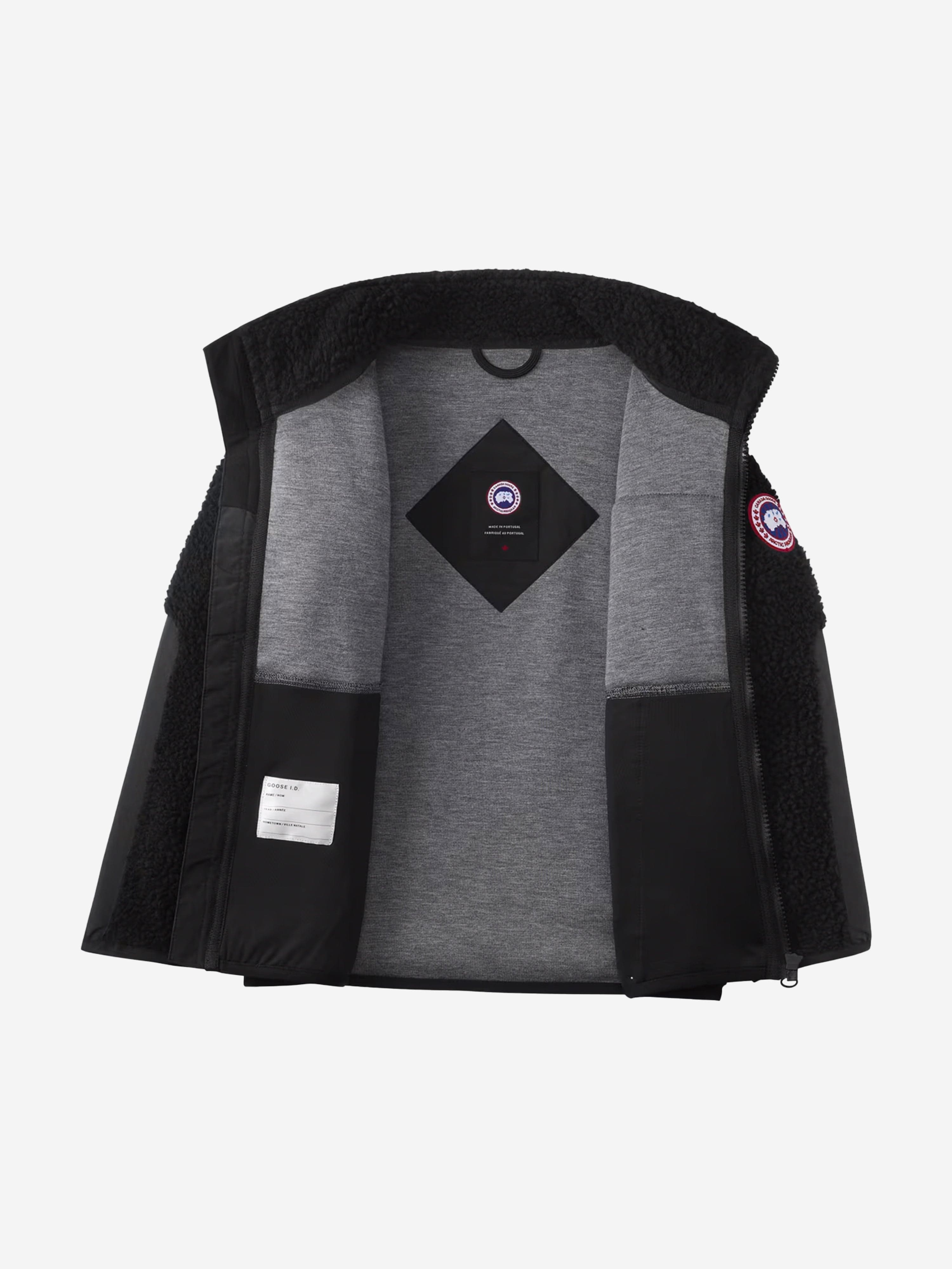Canada Goose Kids Simcoe Fleece Jacket in Black