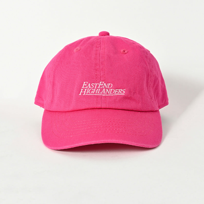 Boys & Girls Pink Embroidered Logo Cotton Cap