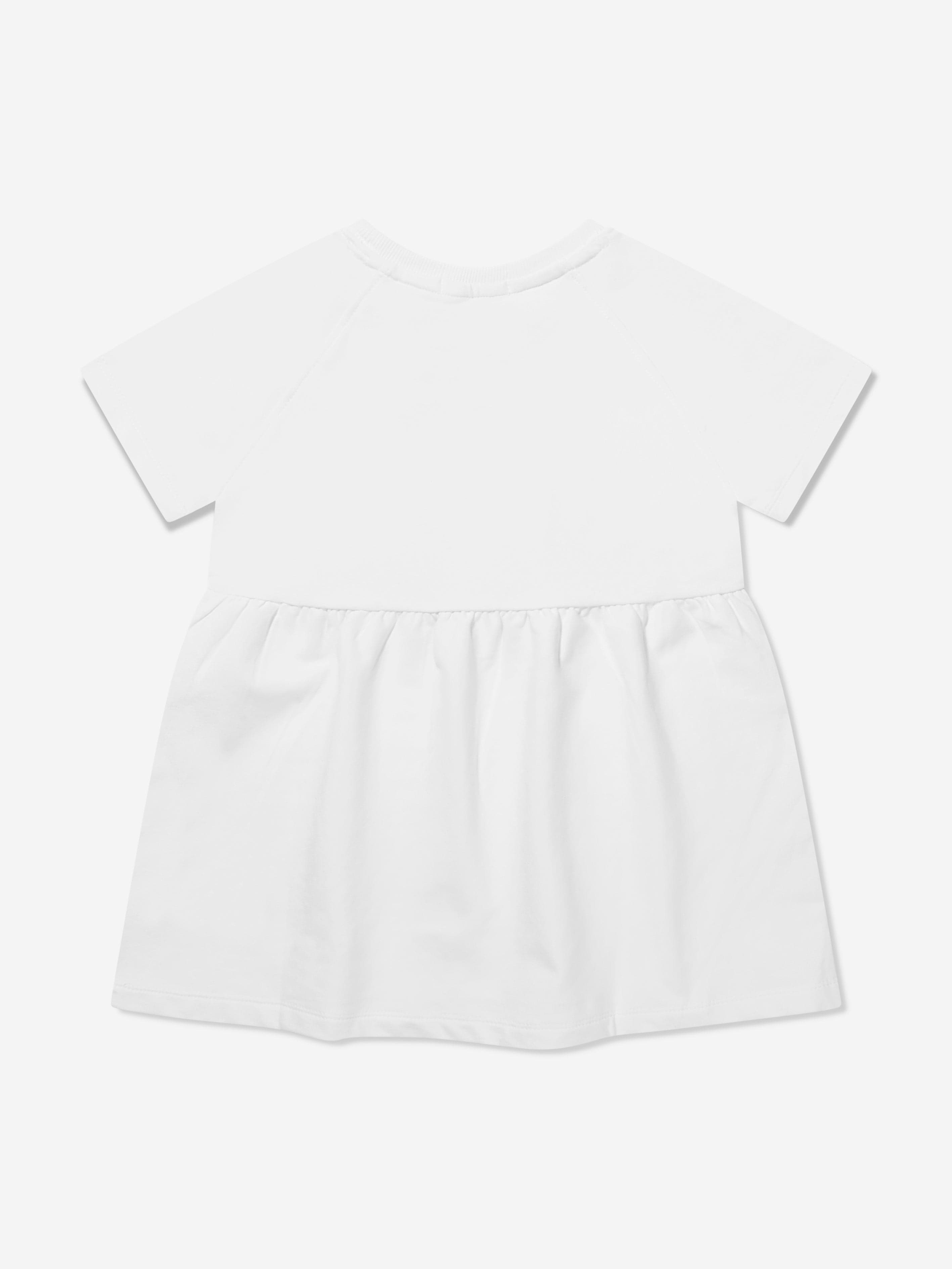 Calvin Klein Girls Hero Logo T-Shirt in White