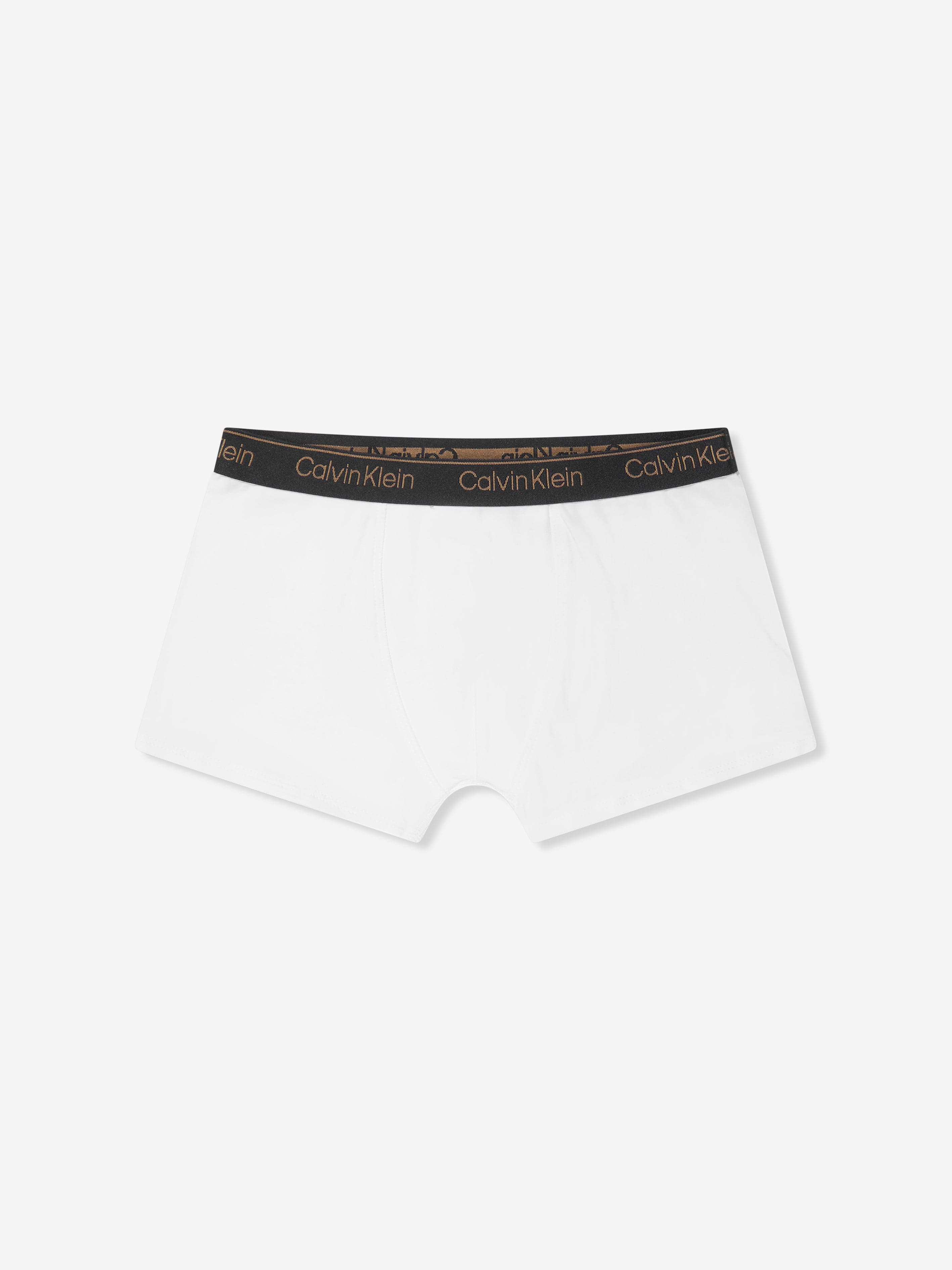 Calvin Klein Boys 5 Pack Trunks Set in Red