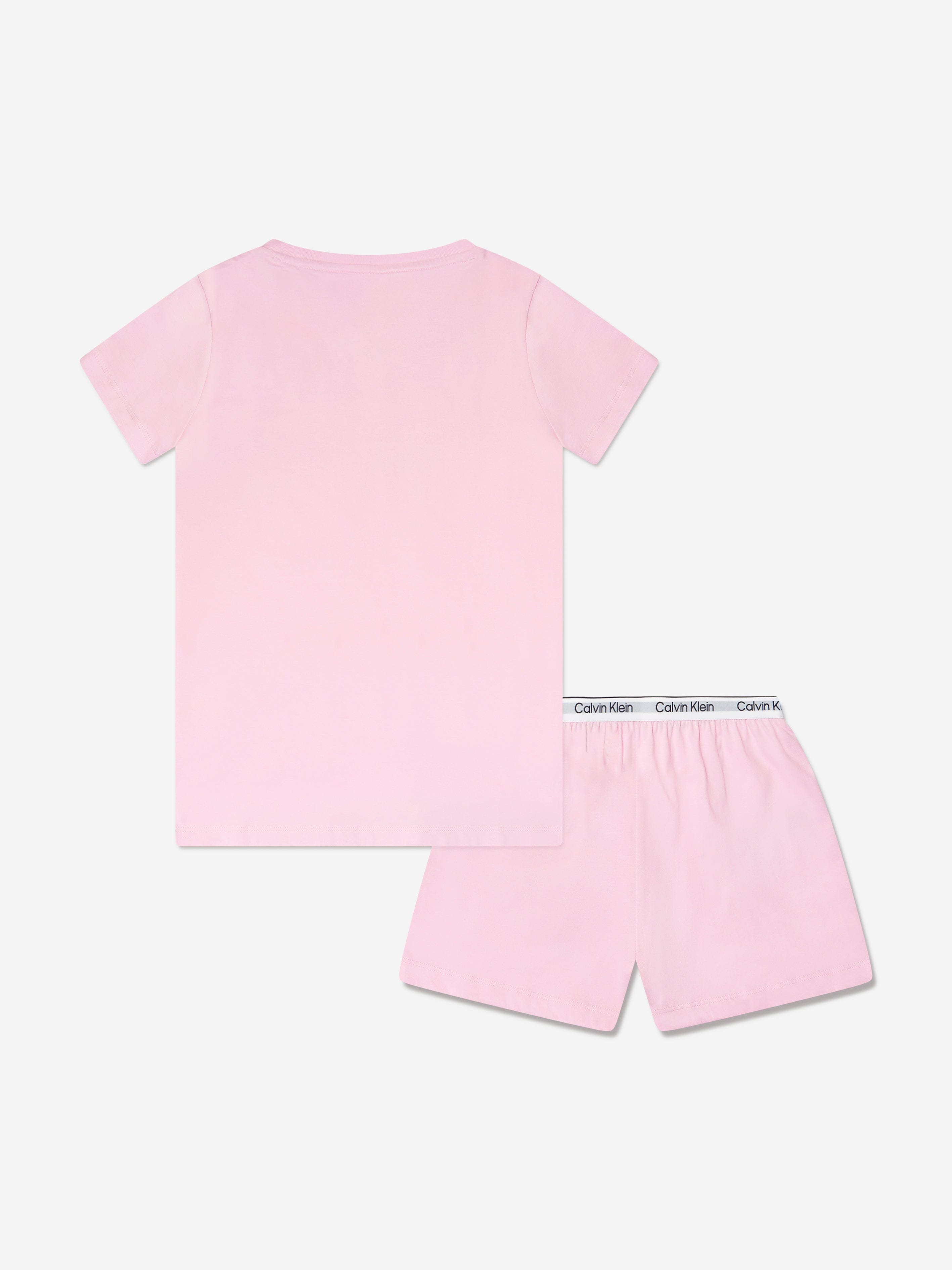 Calvin Klein Girls Short Pyjamas Set in Pink