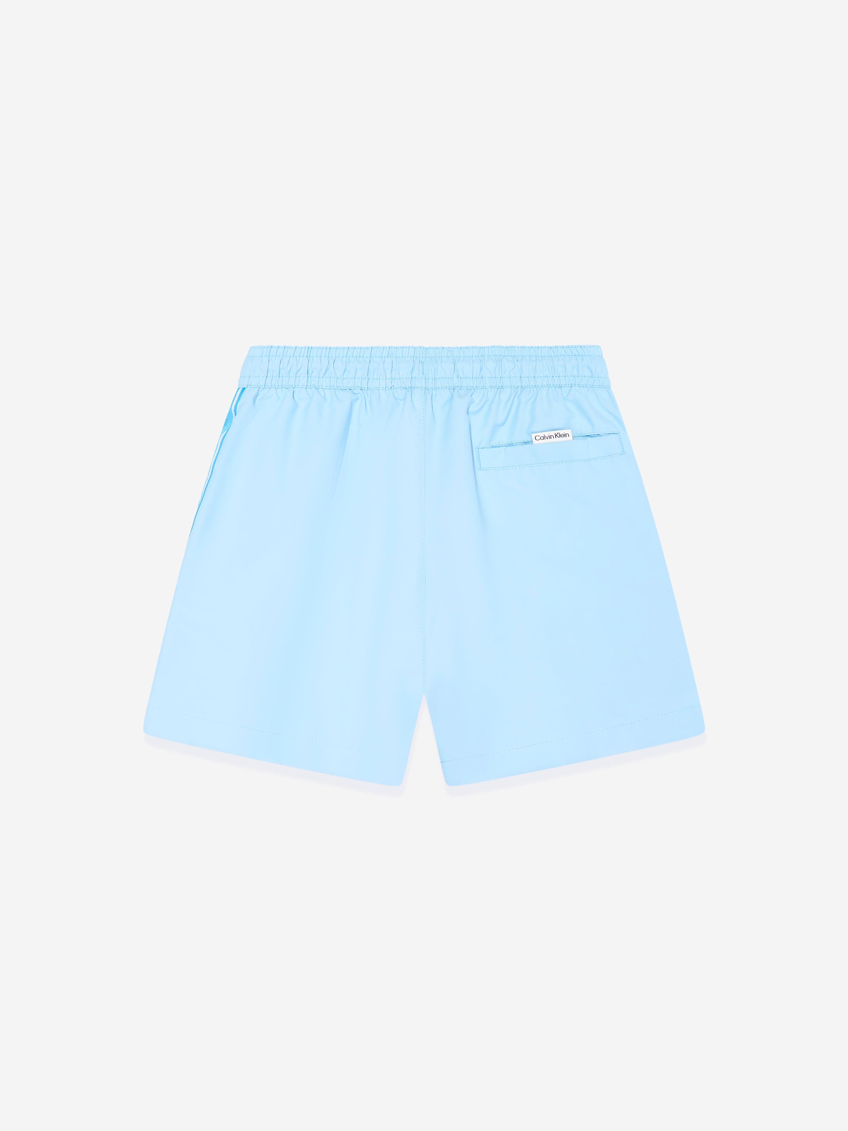 Calvin Klein Boys Drawstring Swim Shorts in Blue