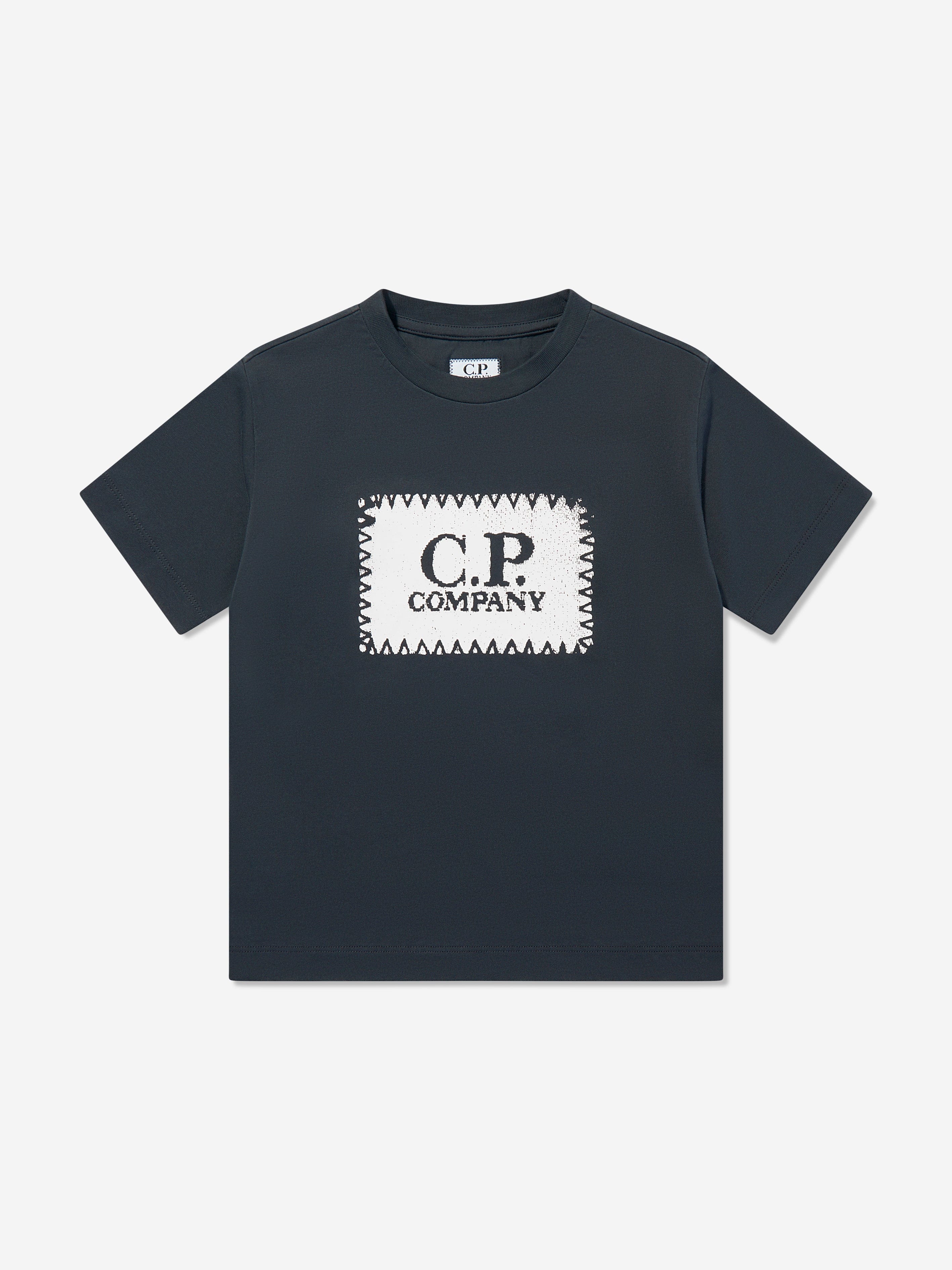 C.P. Company Boys Logo T-Shirt in Navy