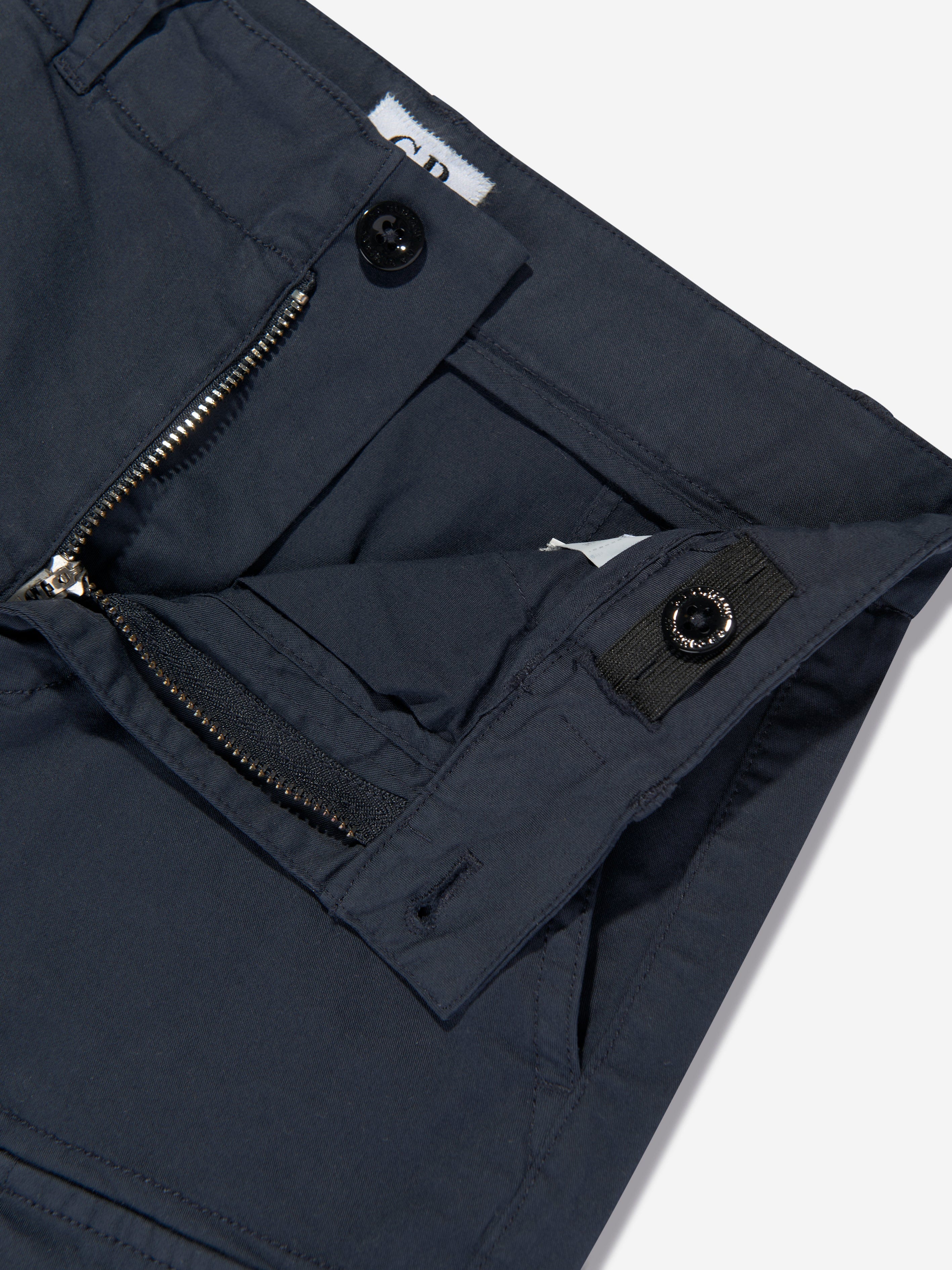 Boys Lens Cargo Trousers in Navy