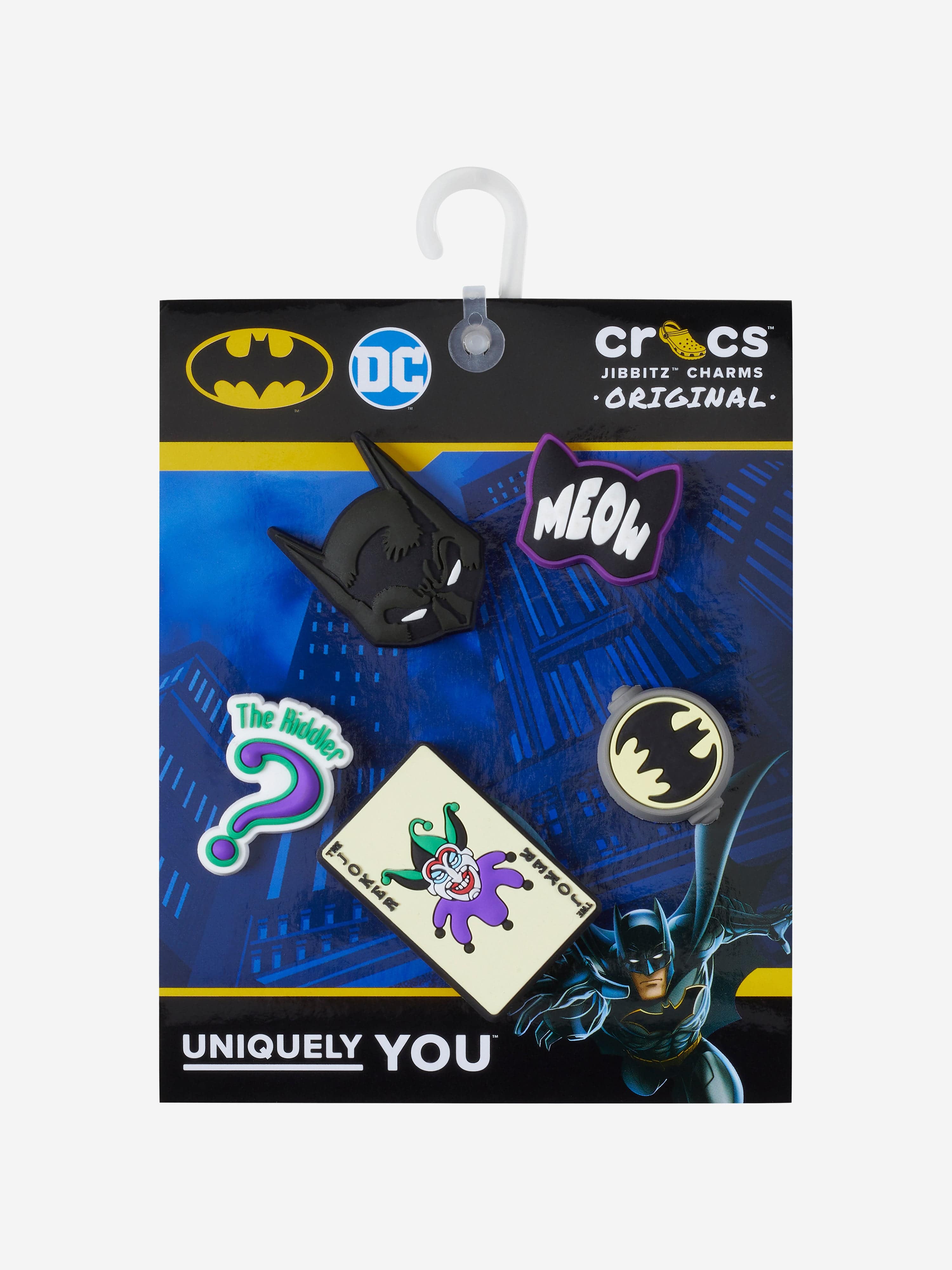Kids Batman Jibbitz™ Charm 5 Pack in Multicolour