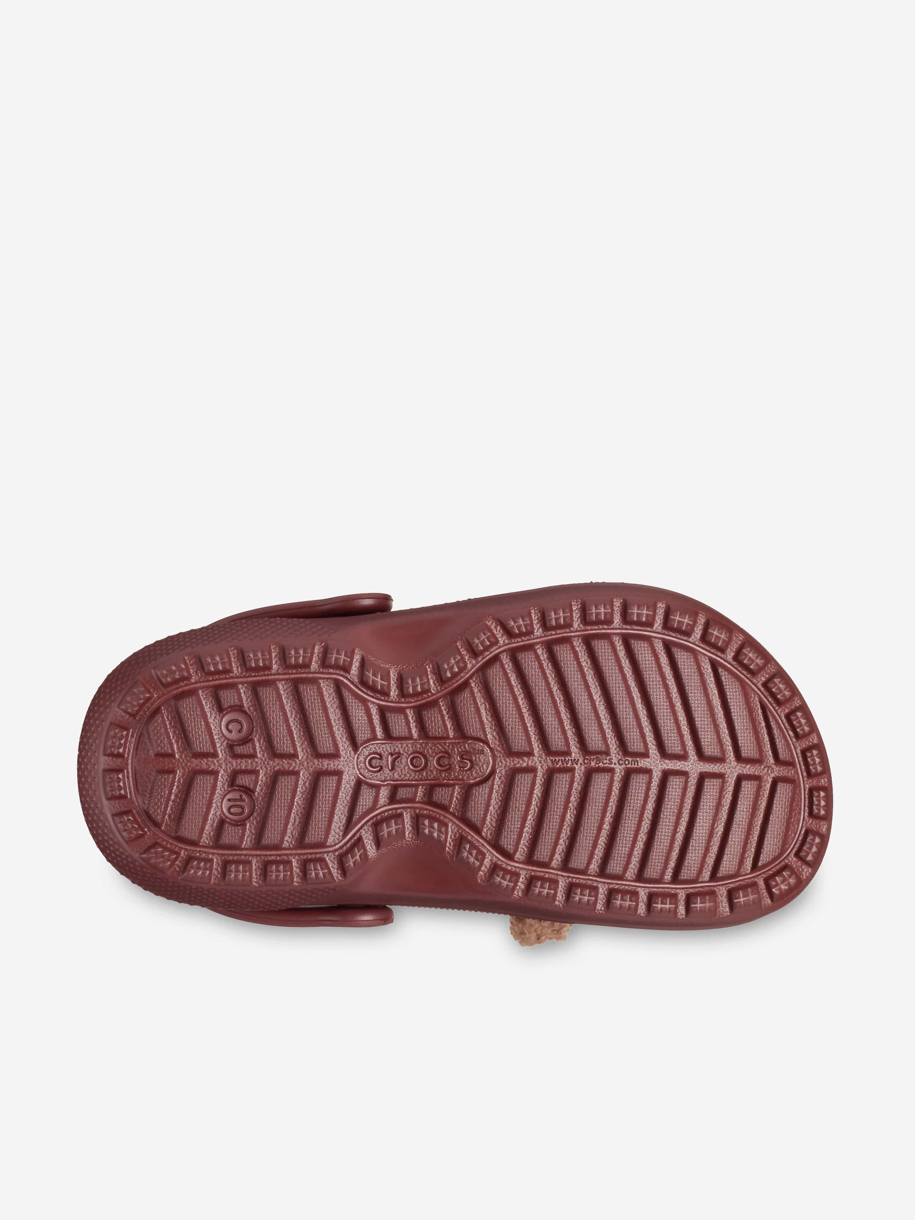 Kids Classic Lined I Am Bear Clog in Brown