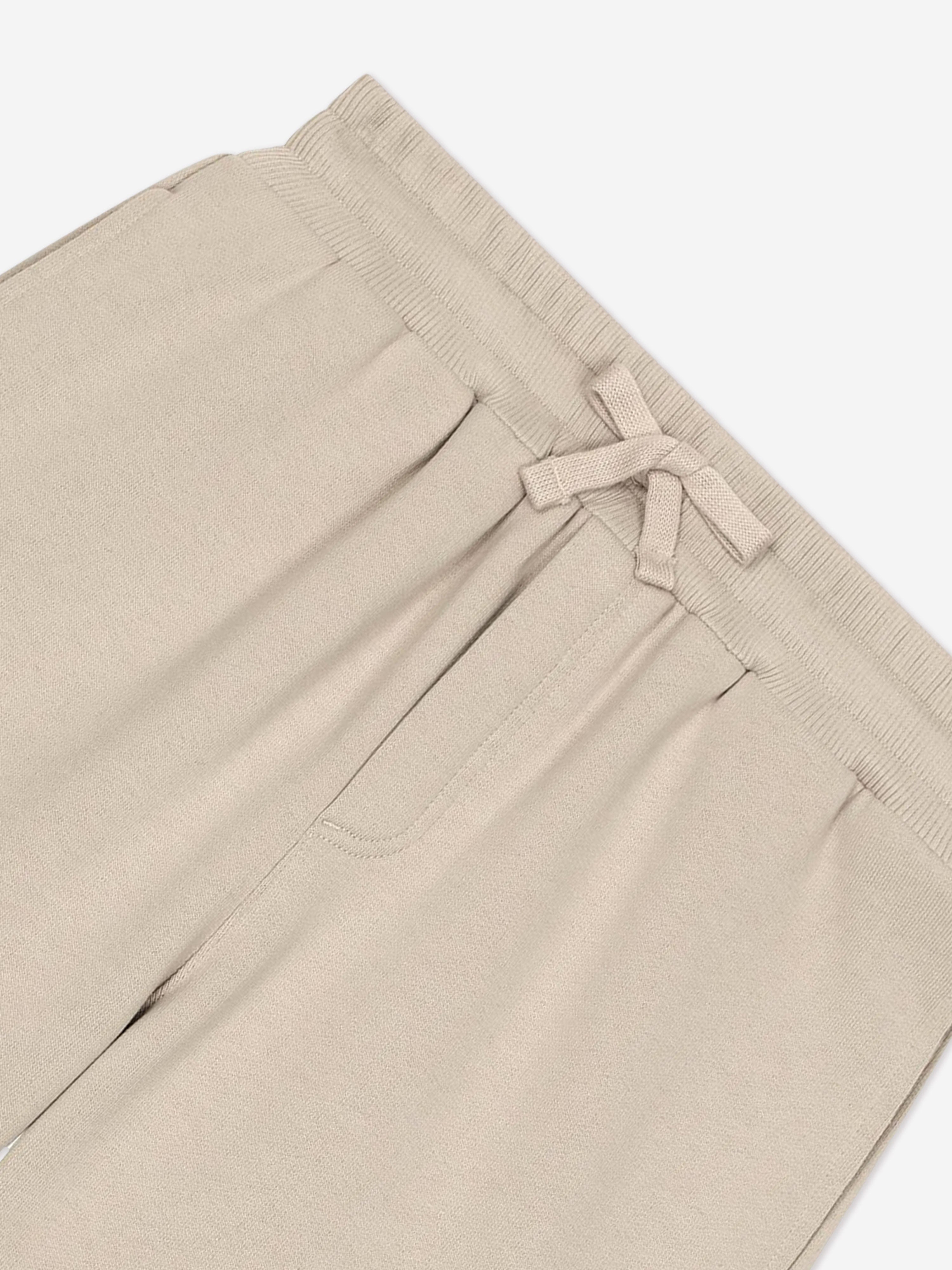 Dolce & Gabbana Boys Logo Bermuda Shorts in Beige