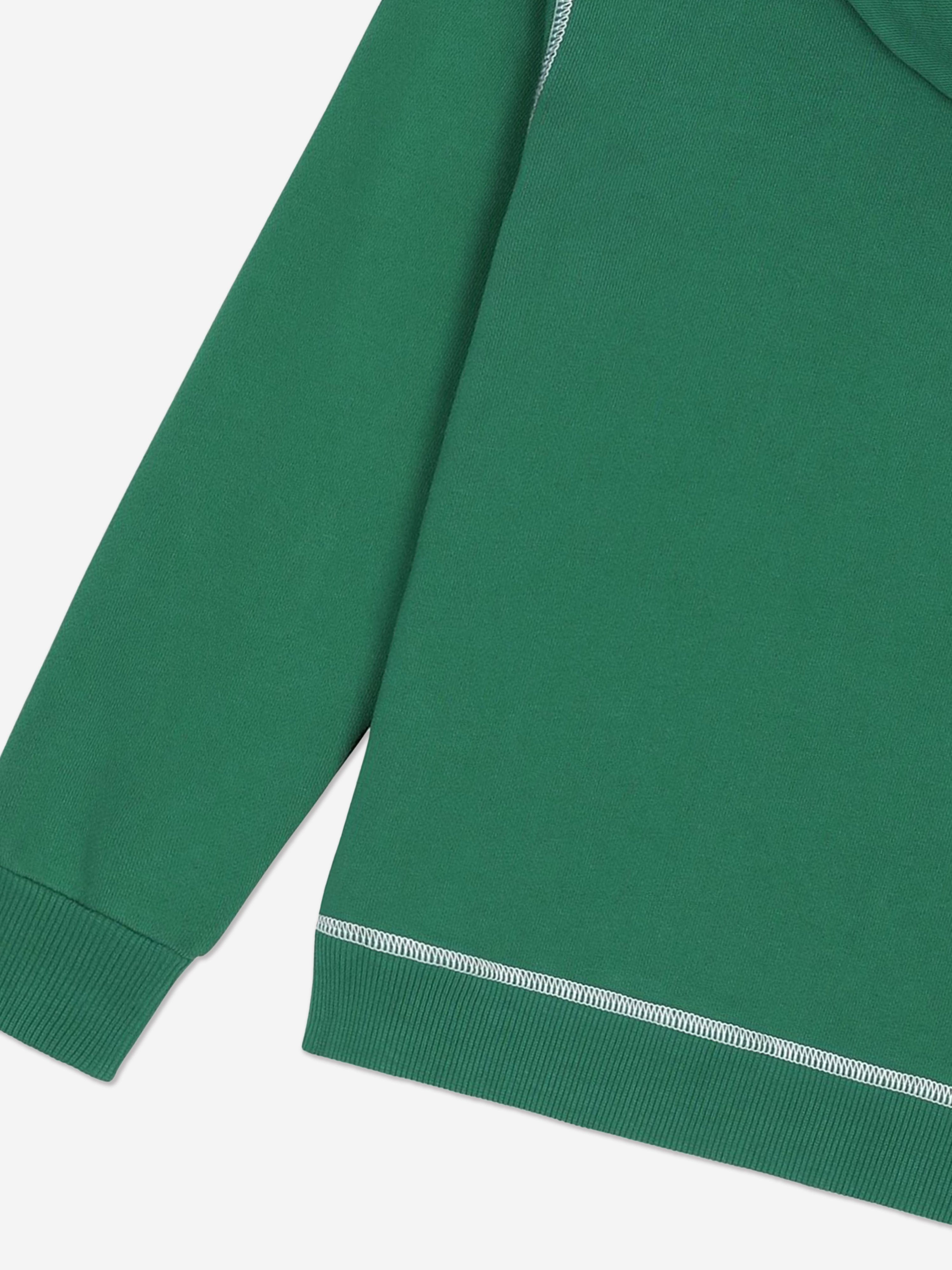 Dolce & Gabbana Boys Logo Hoodie in Green