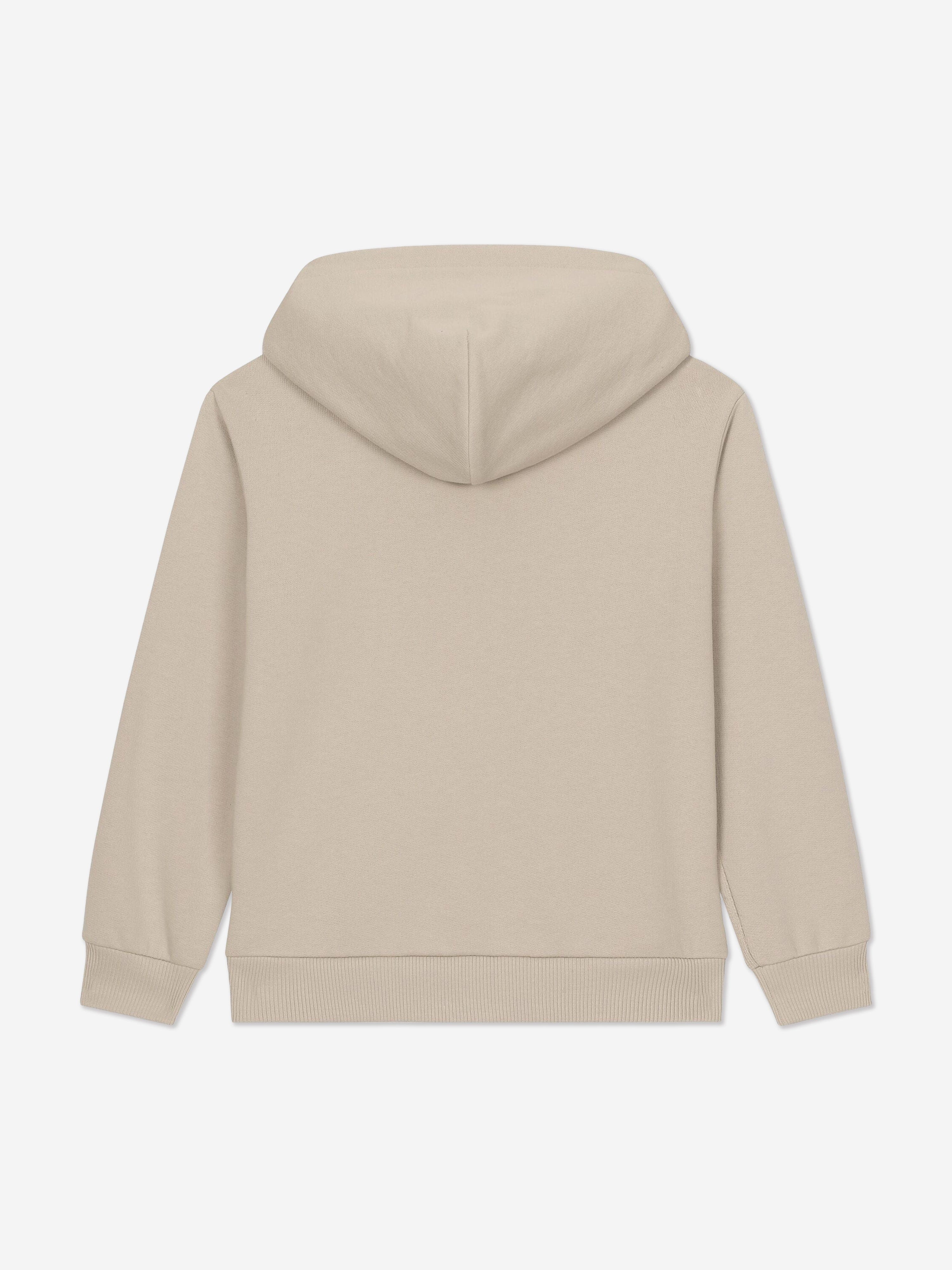 Dolce & Gabbana Boys Logo Stamp Zip Up Top in Beige