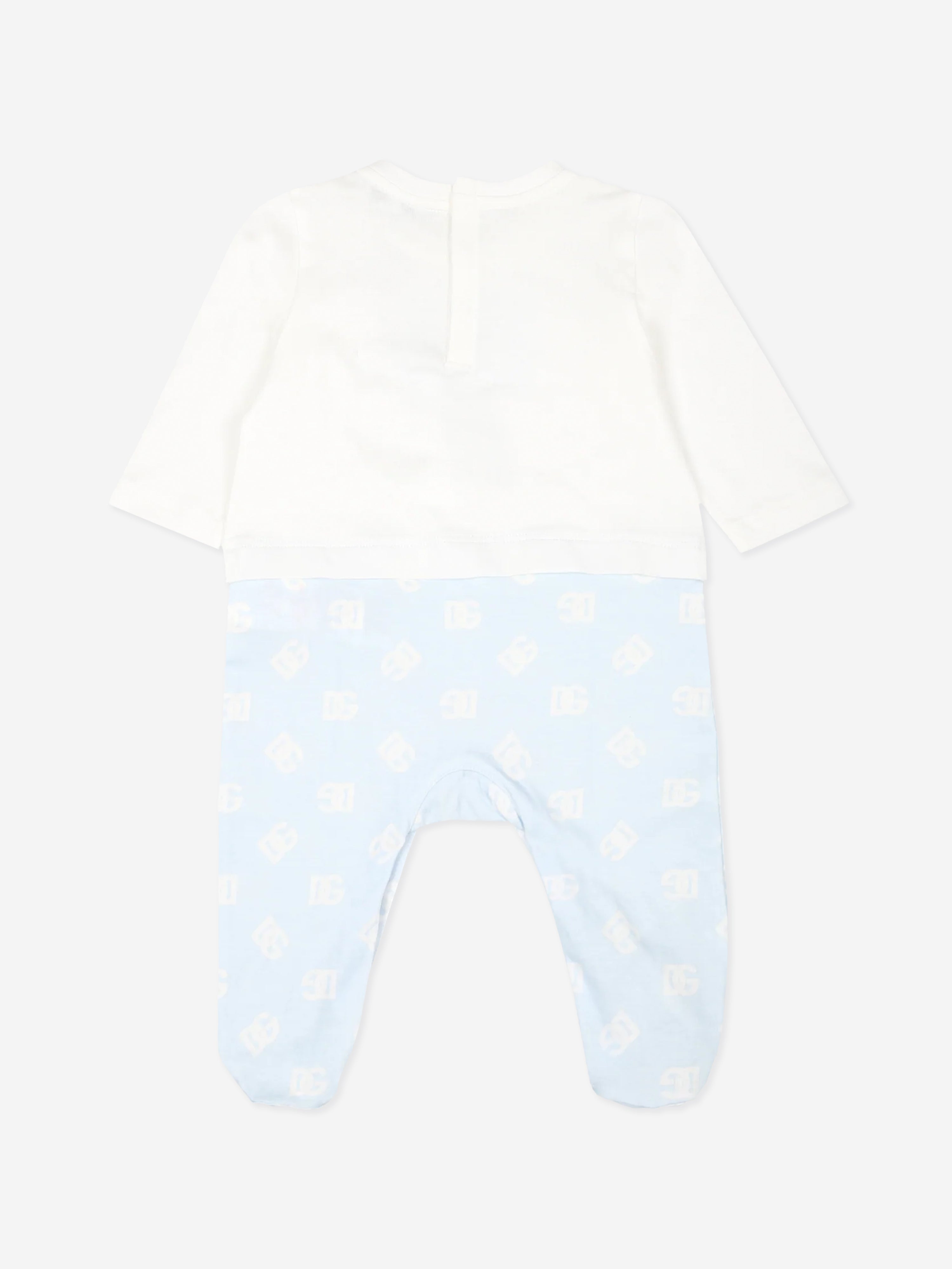 Dolce & Gabbana Baby Boys Babygrow Gift Set in Blue