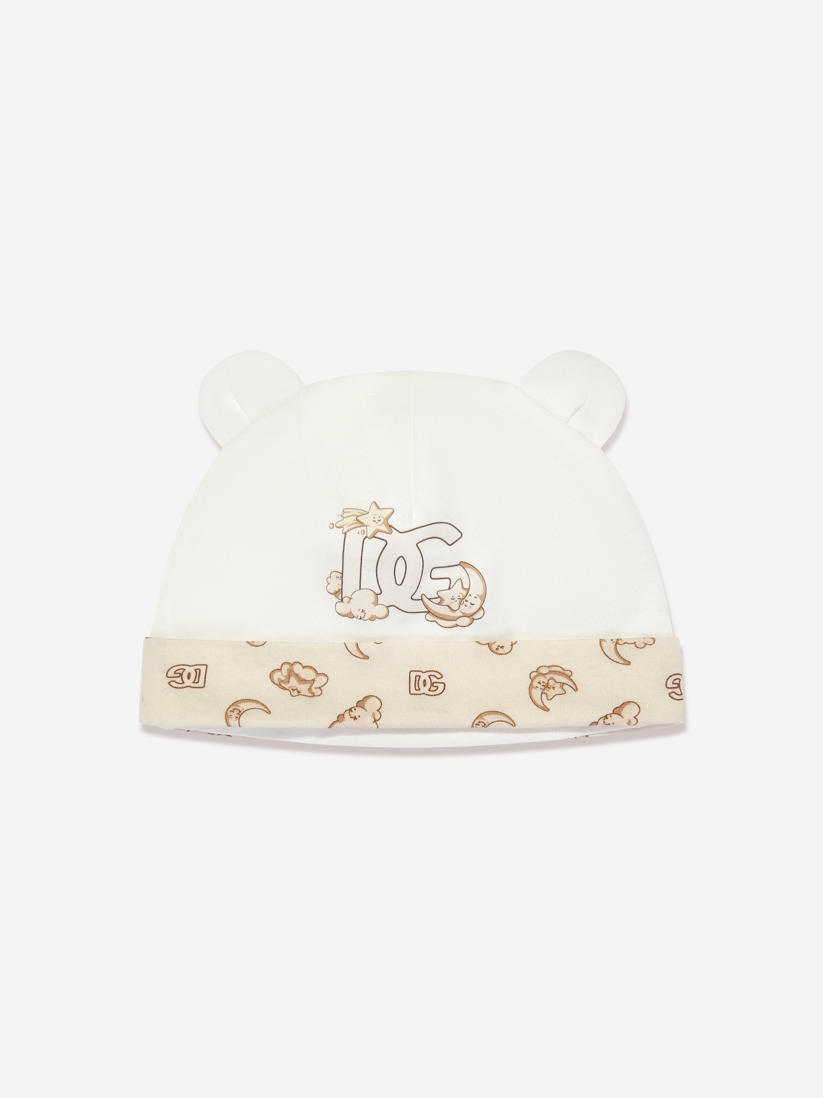 Dolce & Gabbana Baby Logo Babygrow Gift Set in Beige