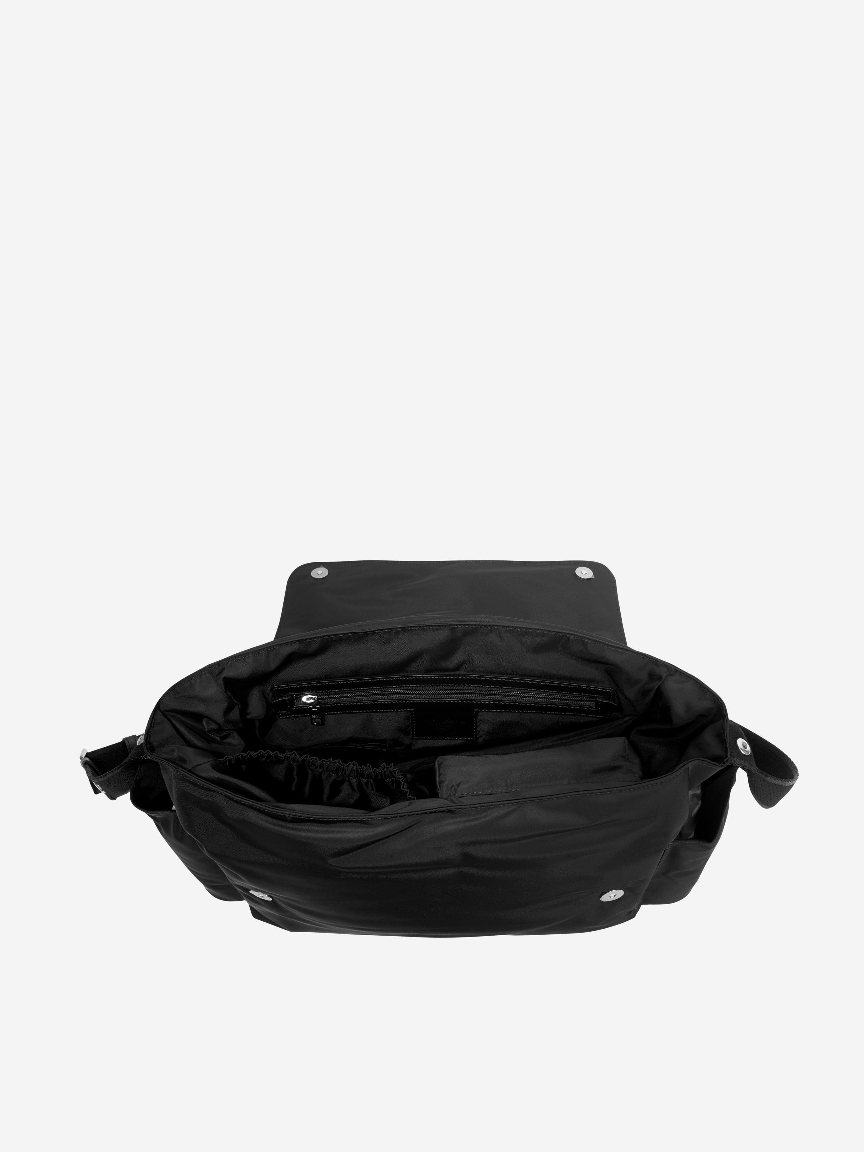Dolce & Gabbana Baby Logo Changing Bag in Black (42.5cm)