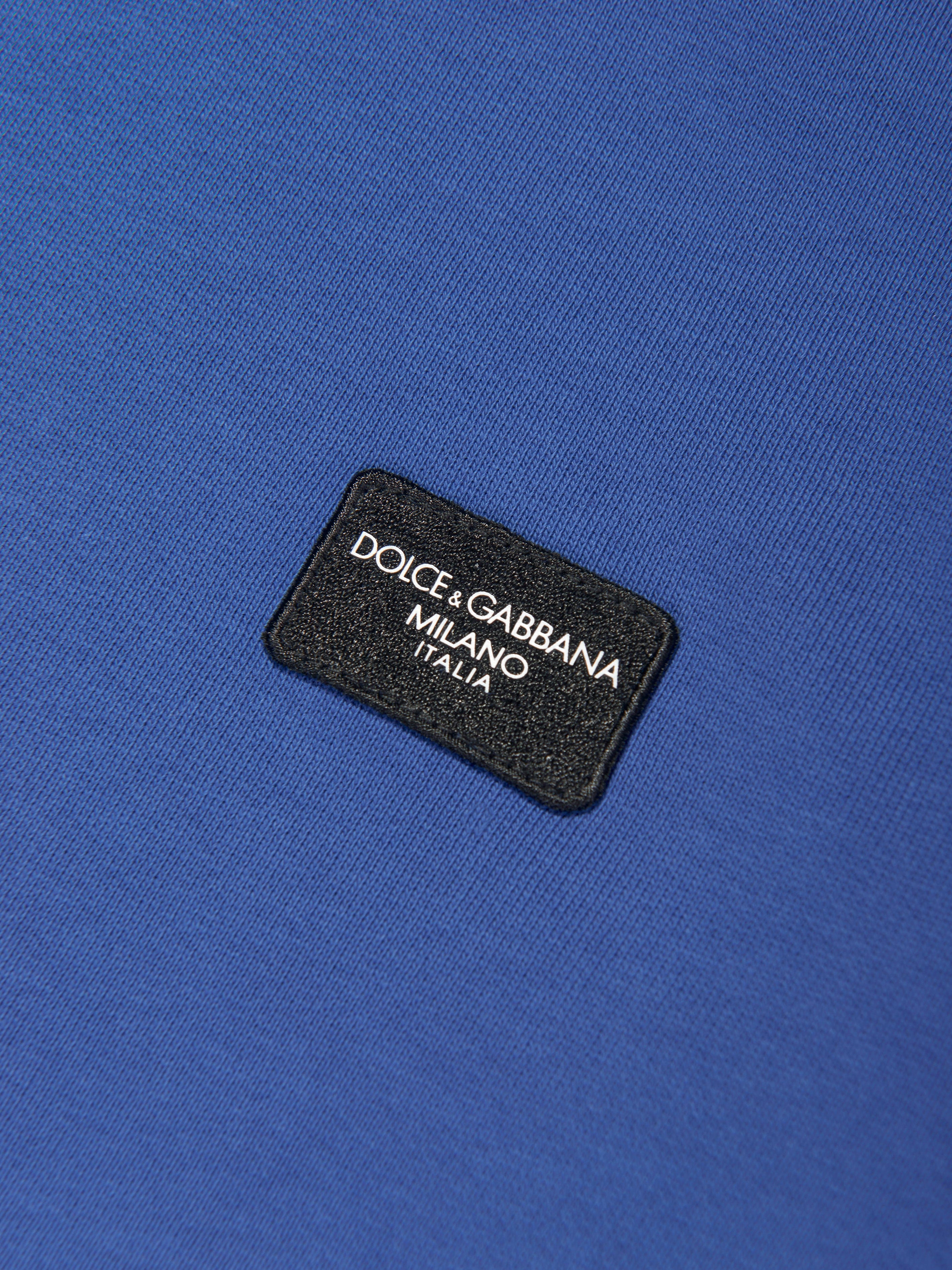 Dolce & Gabbana Boys Logo Sweatshirt in Blue