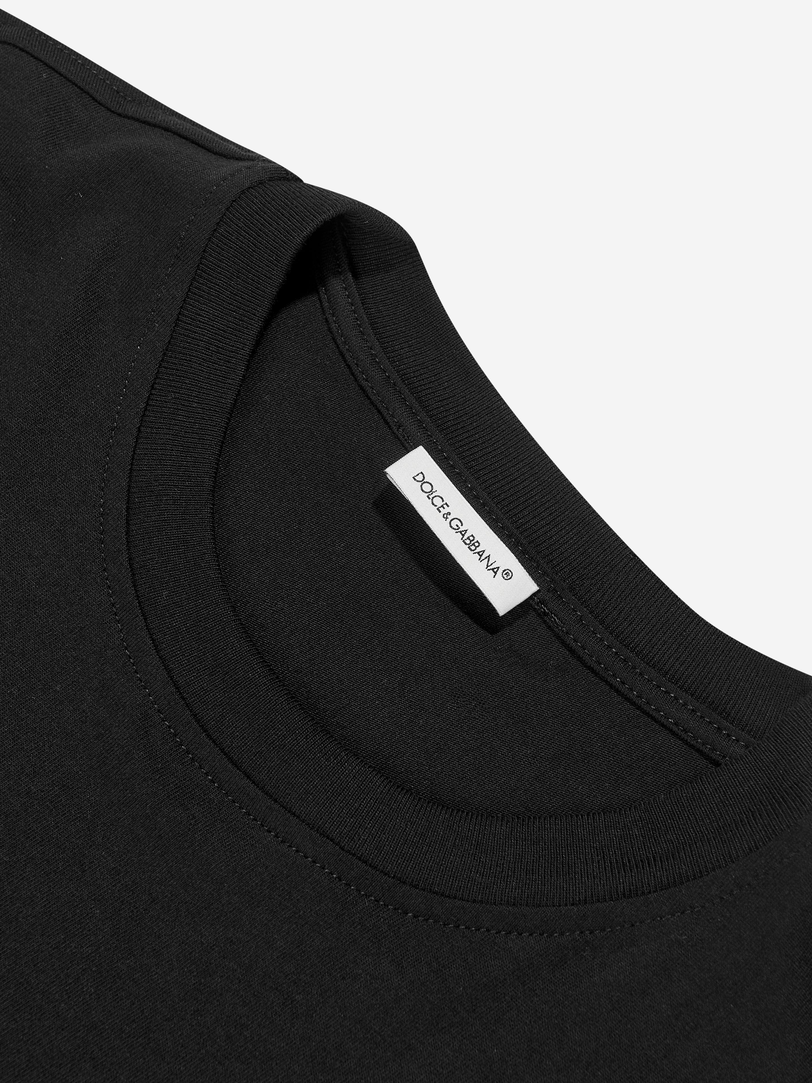 Dolce & Gabbana Boys DG Vibe T-Shirt in Black