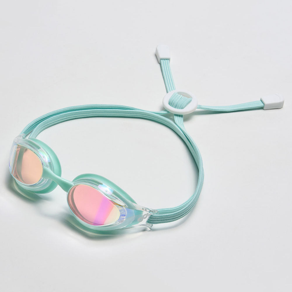 Adult Mint Rubber Ring Racing Goggles(DALI_WHMT)