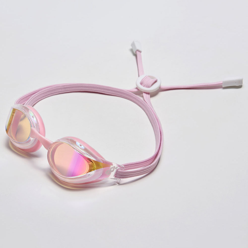 Adult Pink Rubber Ring Racing Goggles(DALI_WHPK)