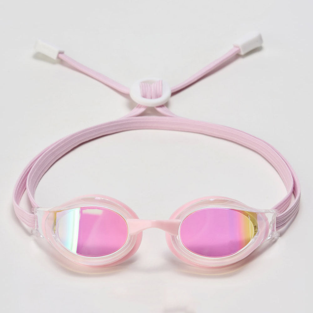 Adult Pink Rubber Ring Racing Goggles(DALI_WHPK)