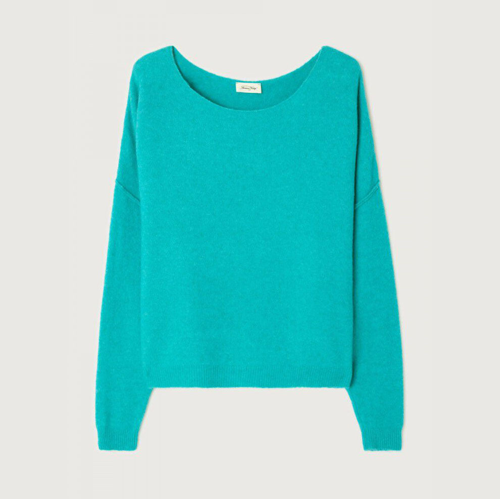 Women Green Knit Sweater