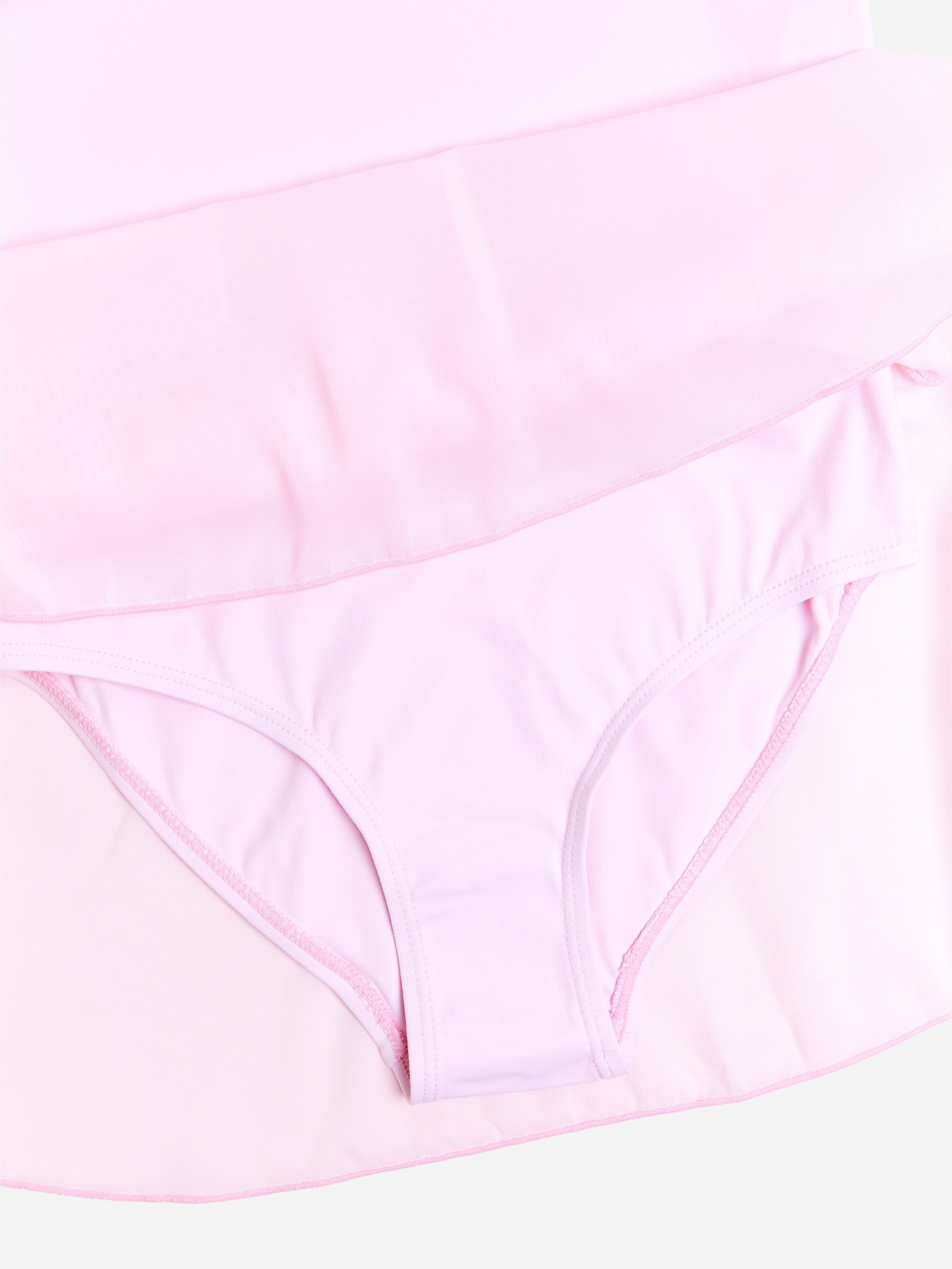 Danskin Girls Tendu Leotard With Skirt in Pink