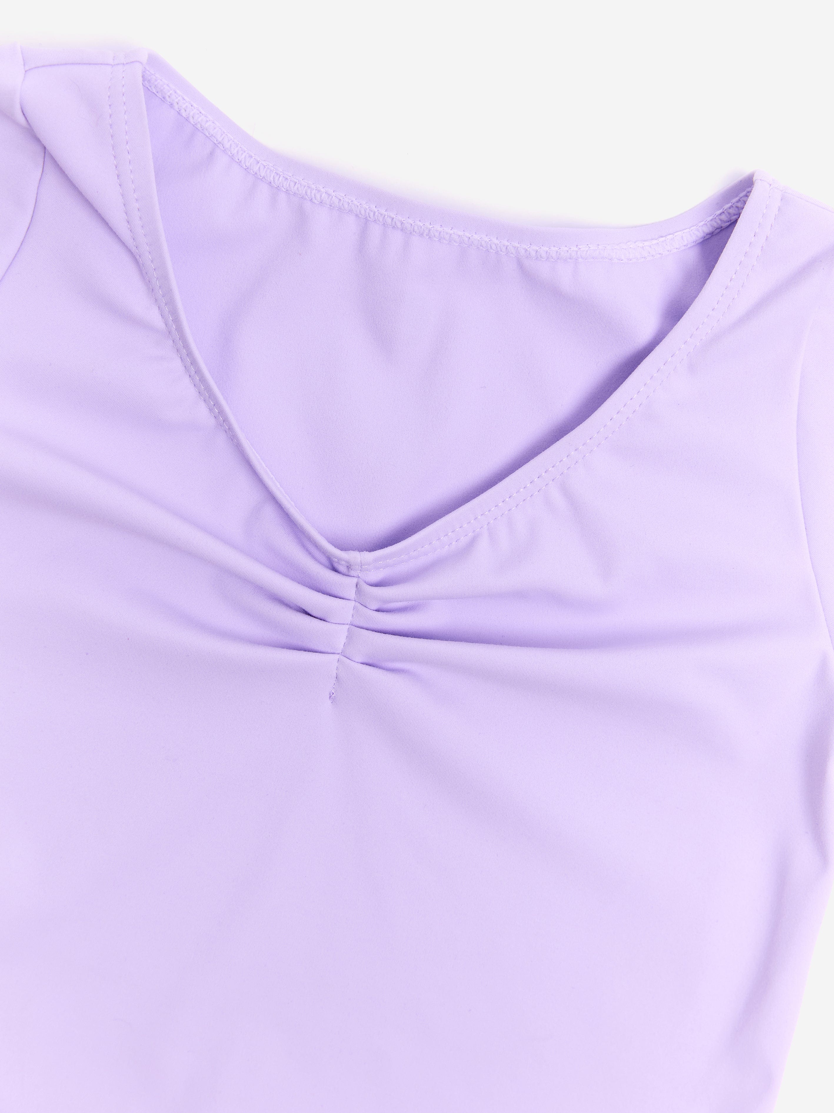 Danskin Girls Tendu Leotard With Skirt in Purple
