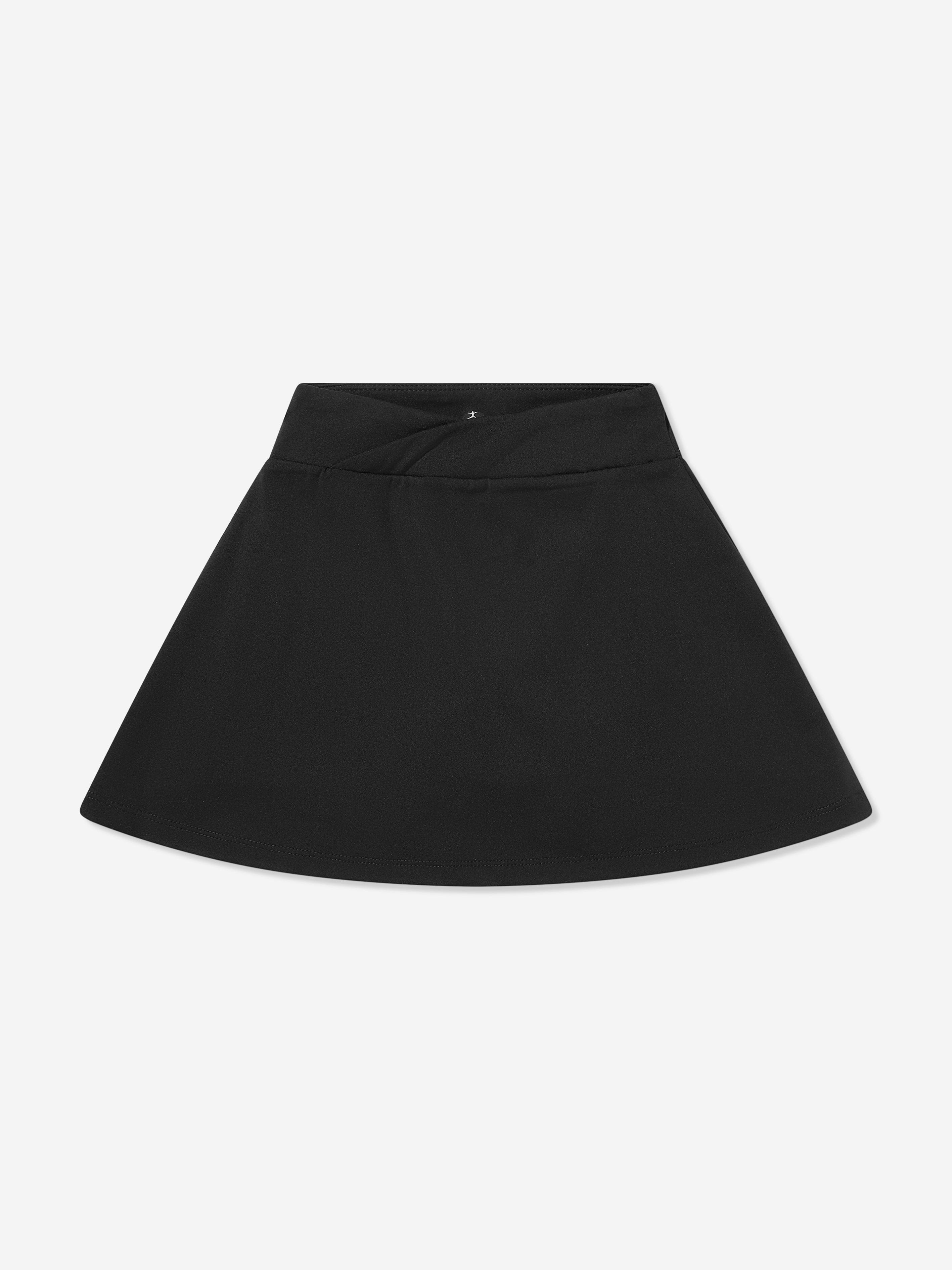 Danskin Girls Cross Front Tennis Skort in Black