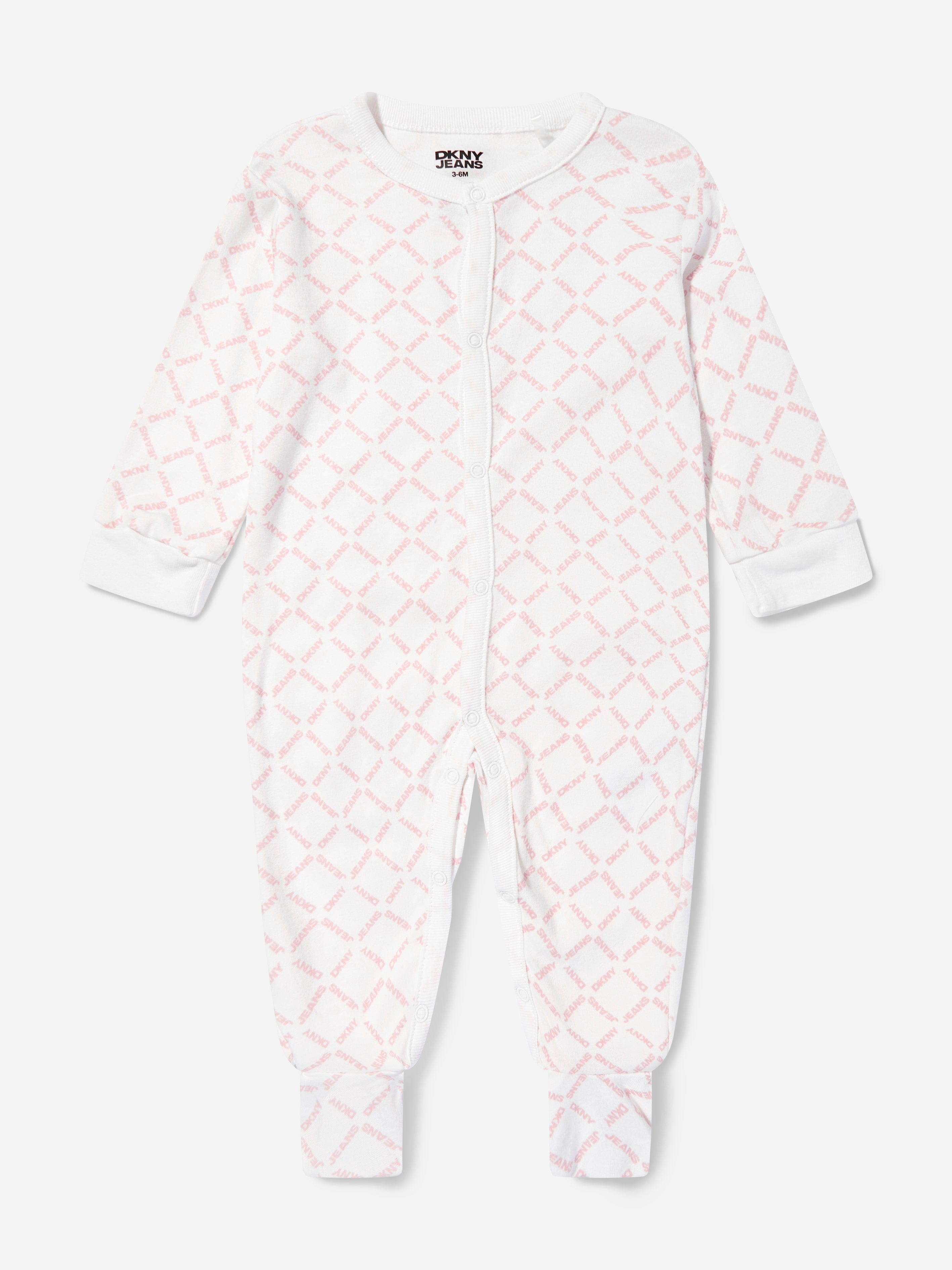 DKNY Baby Girls Babygrow Set in Pink