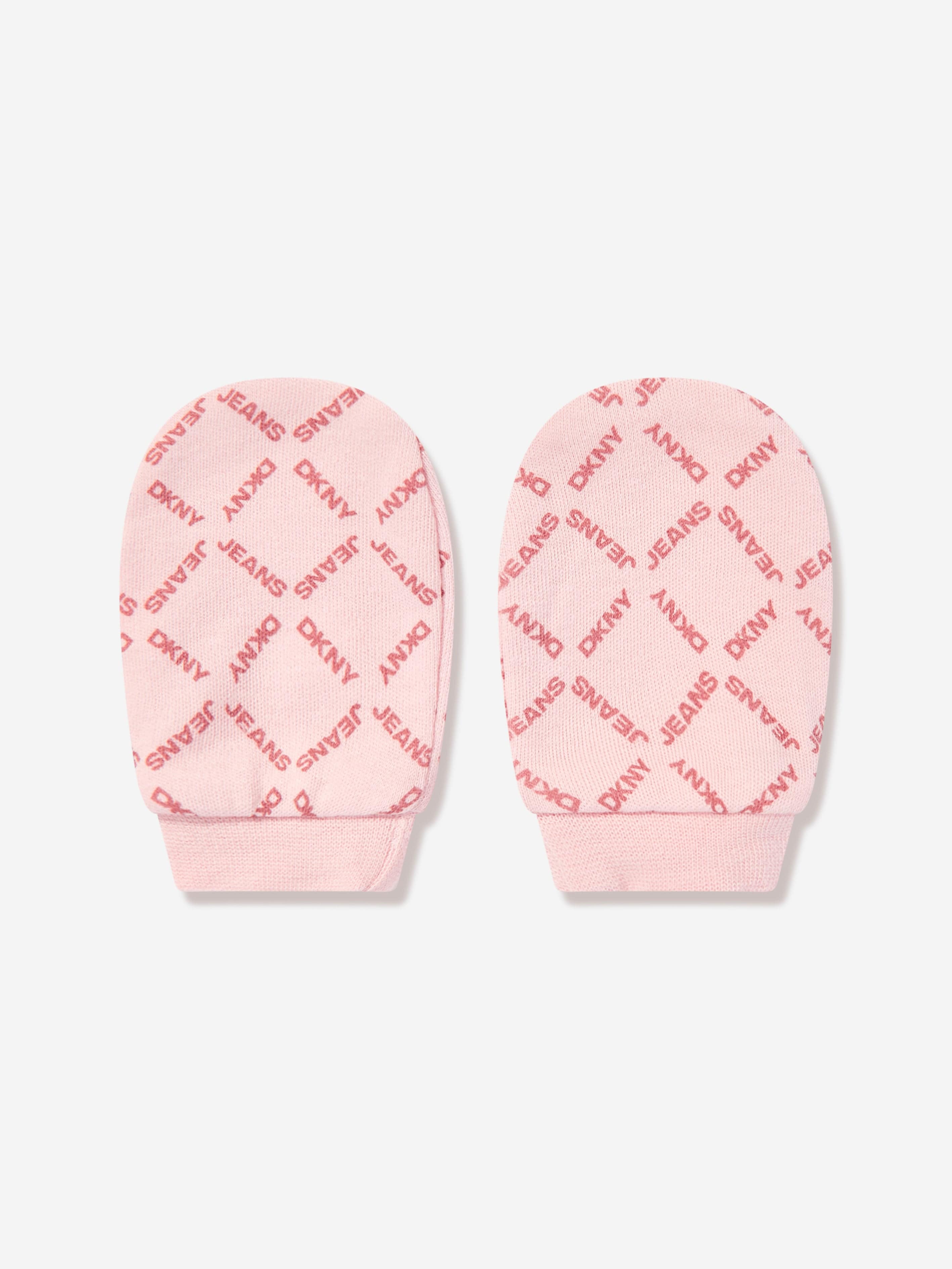 DKNY Baby Girls 5 Piece Babygrow Set in Pink