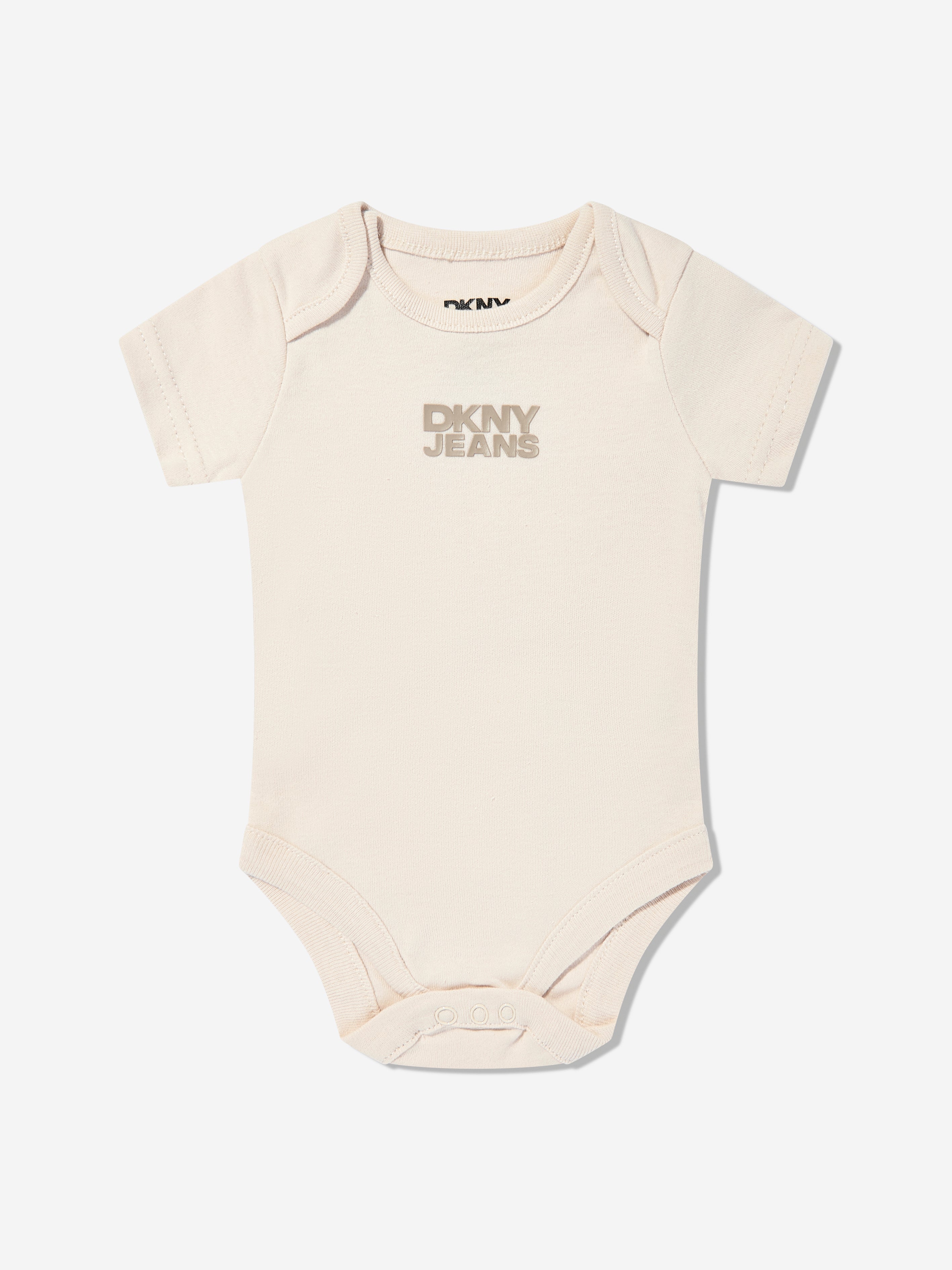 DKNY Baby 5 Piece Babygrow Set in Beige