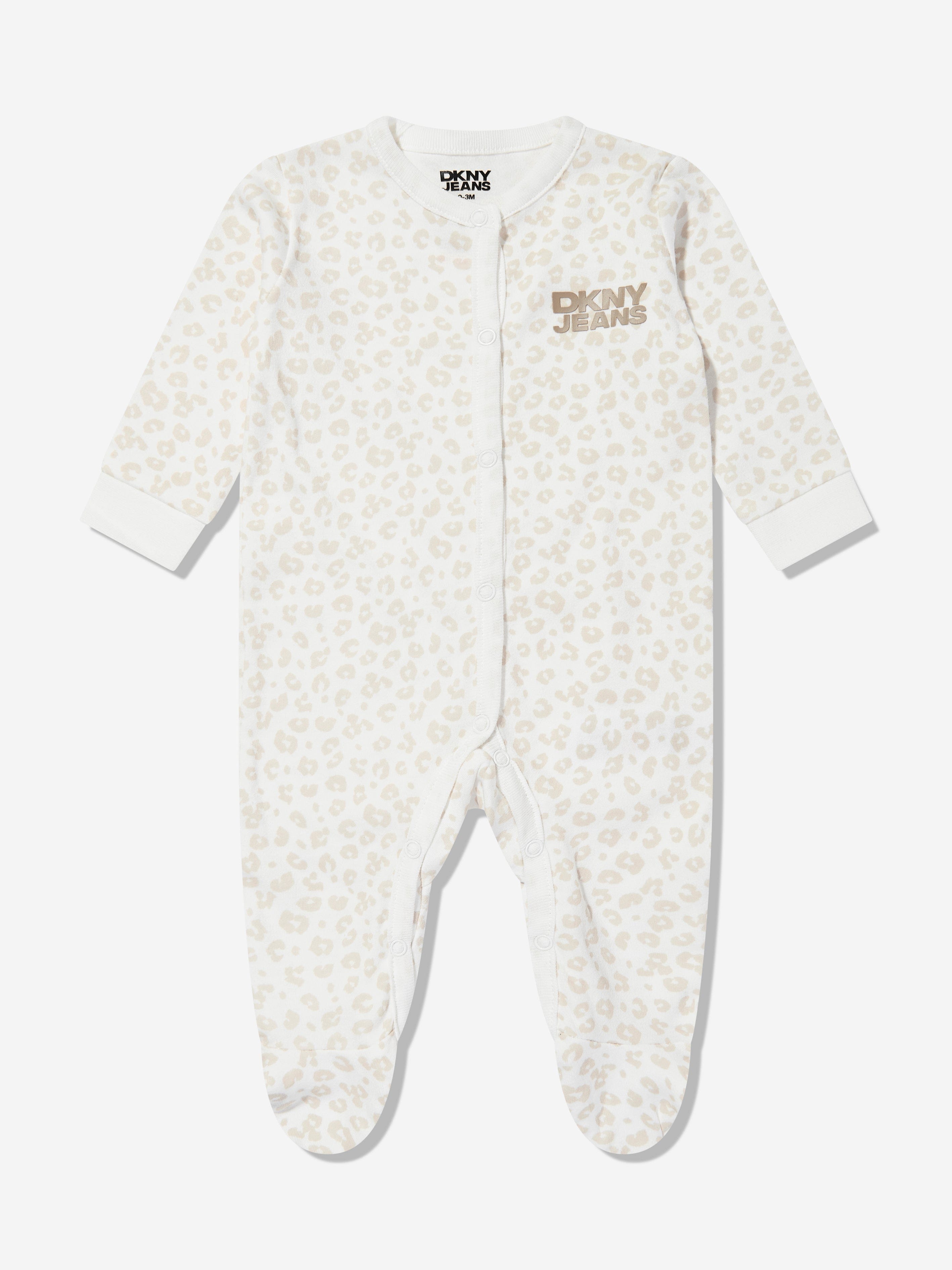 DKNY Baby 5 Piece Babygrow Set in Beige