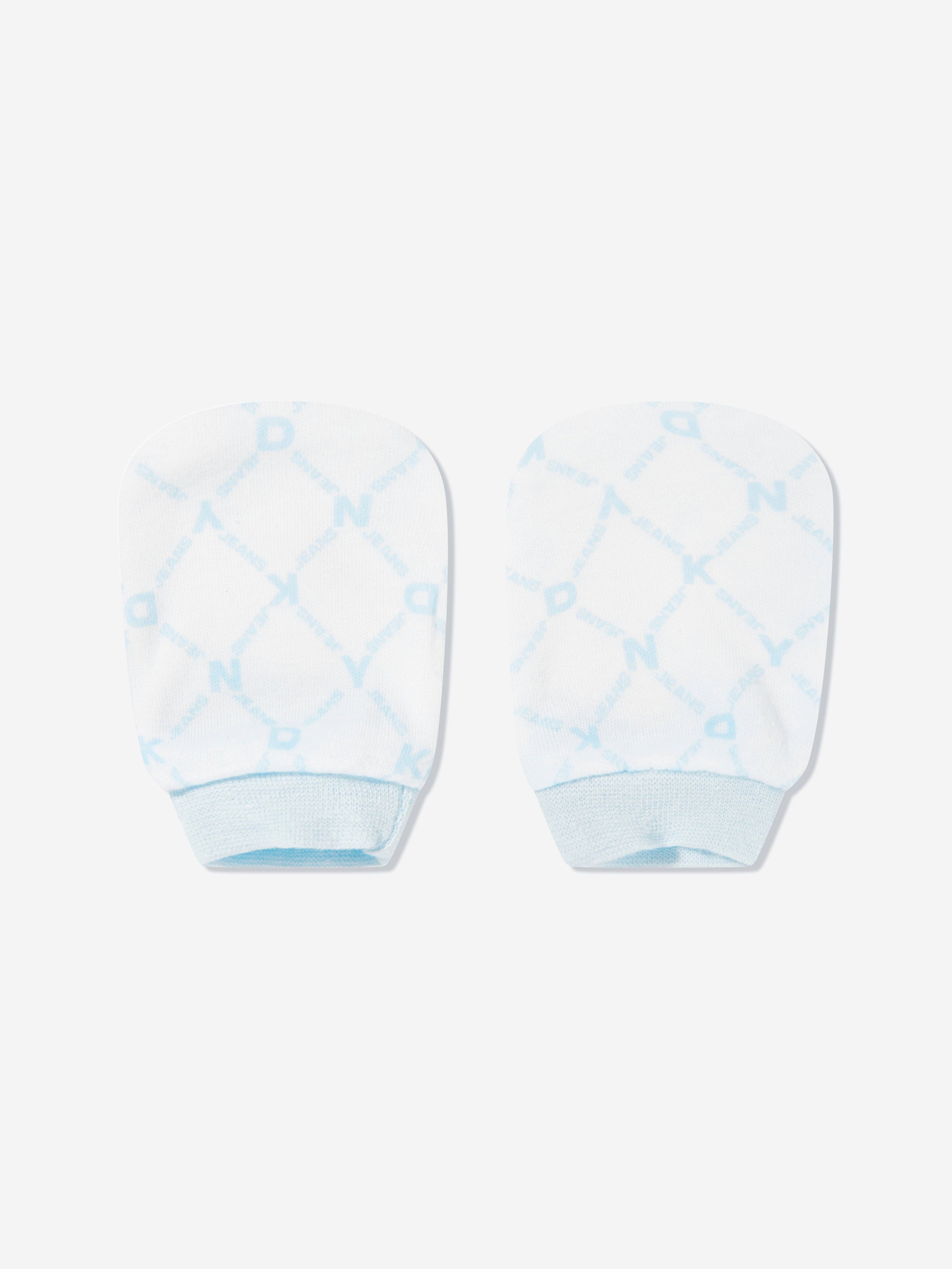 DKNY Baby Boys 5 Piece Babygrow Set in Blue