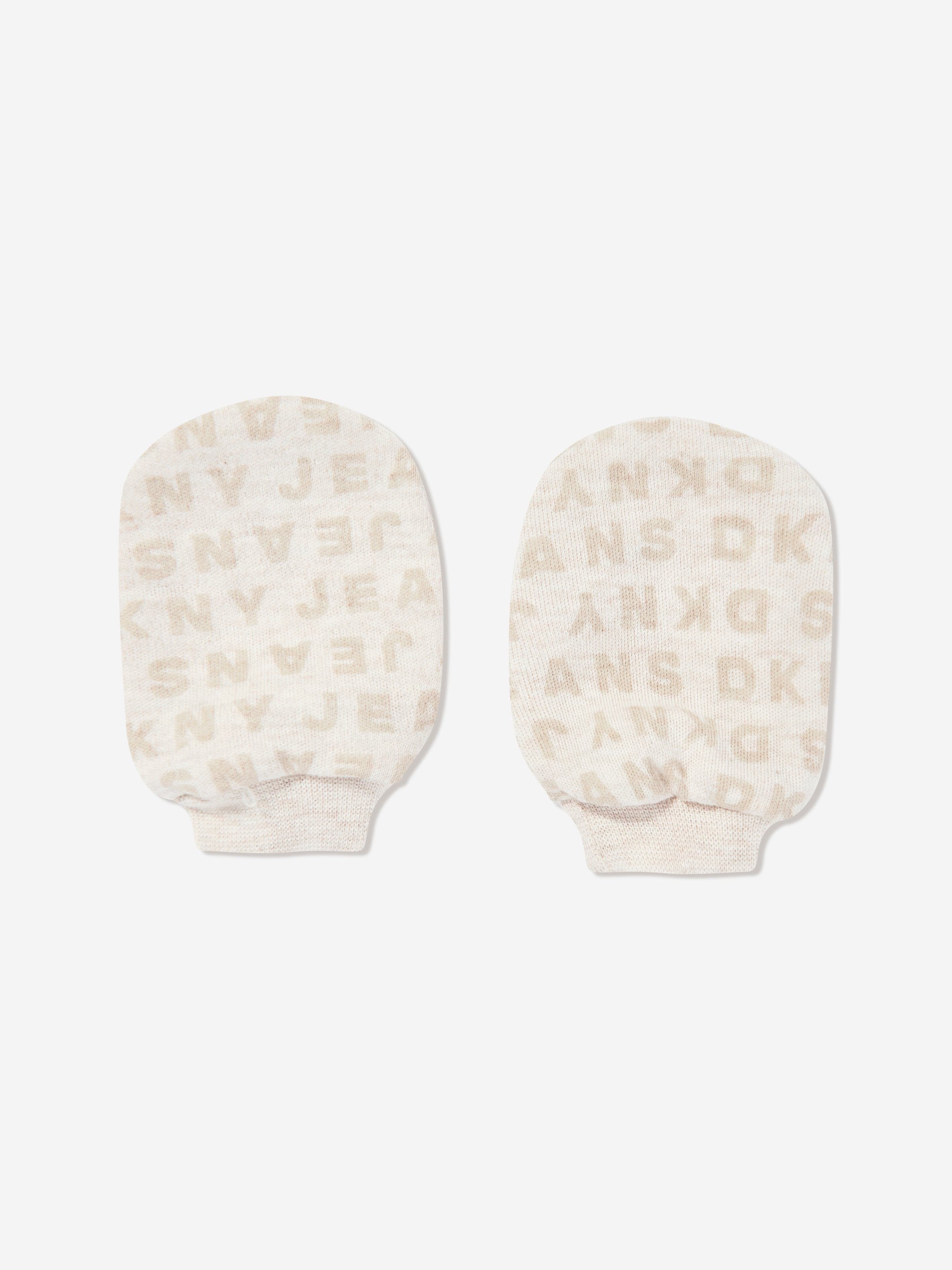 DKNY Baby Boys 5 Piece Babygrow Set in Beige