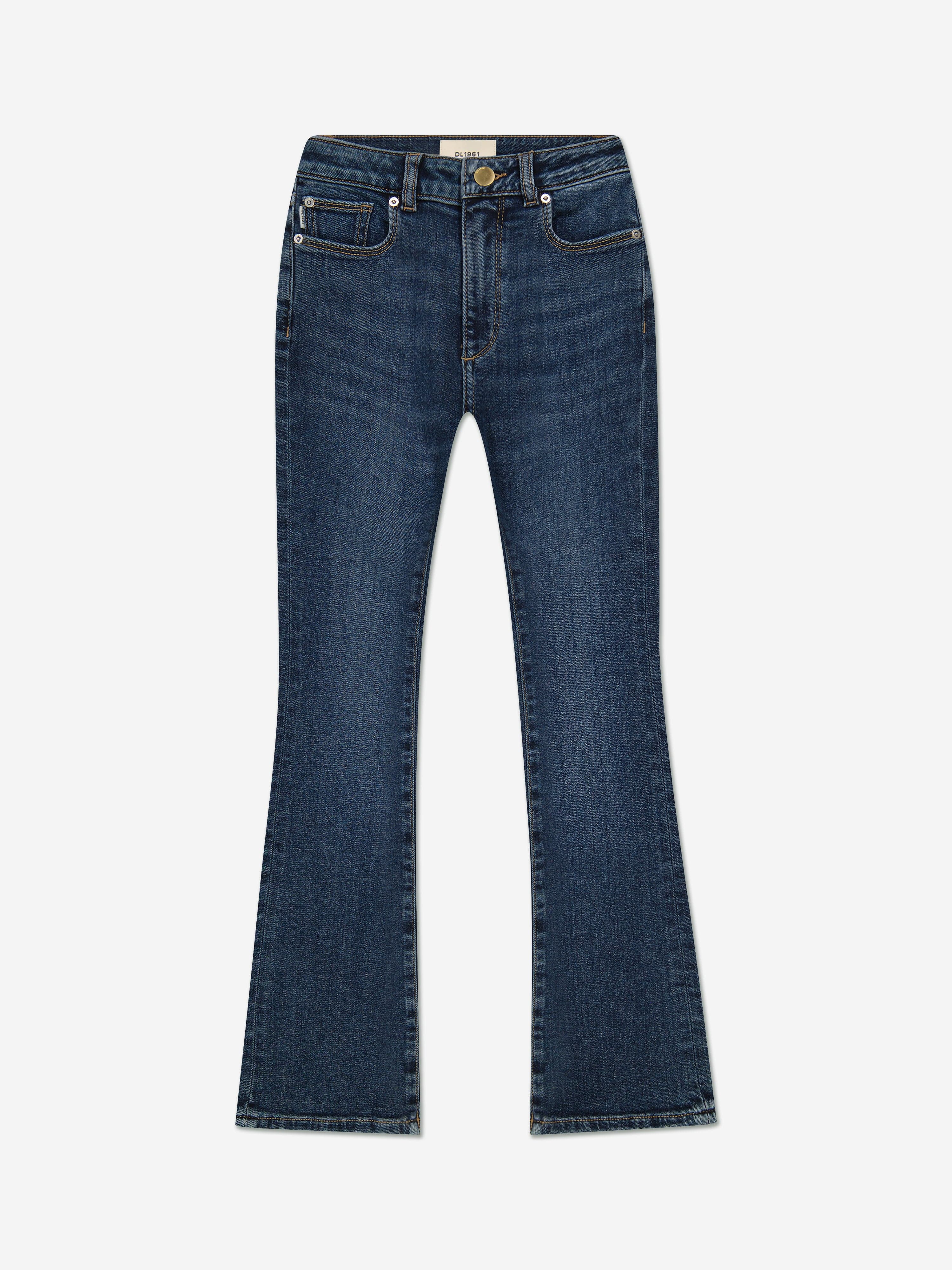 Girls Claire Bootcut Jeans in Blue