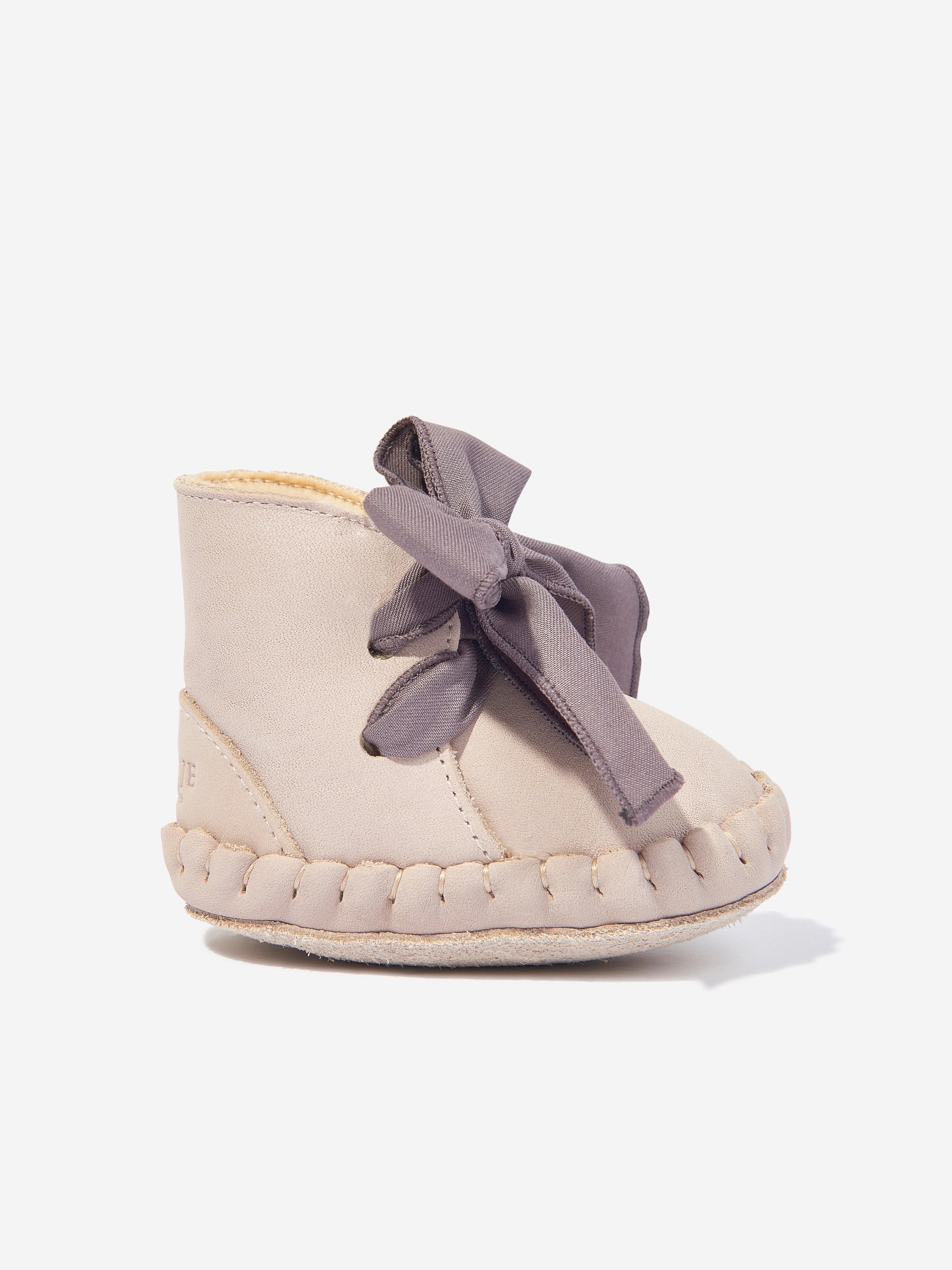 Baby Girls Pina Organza Booties in Purple
