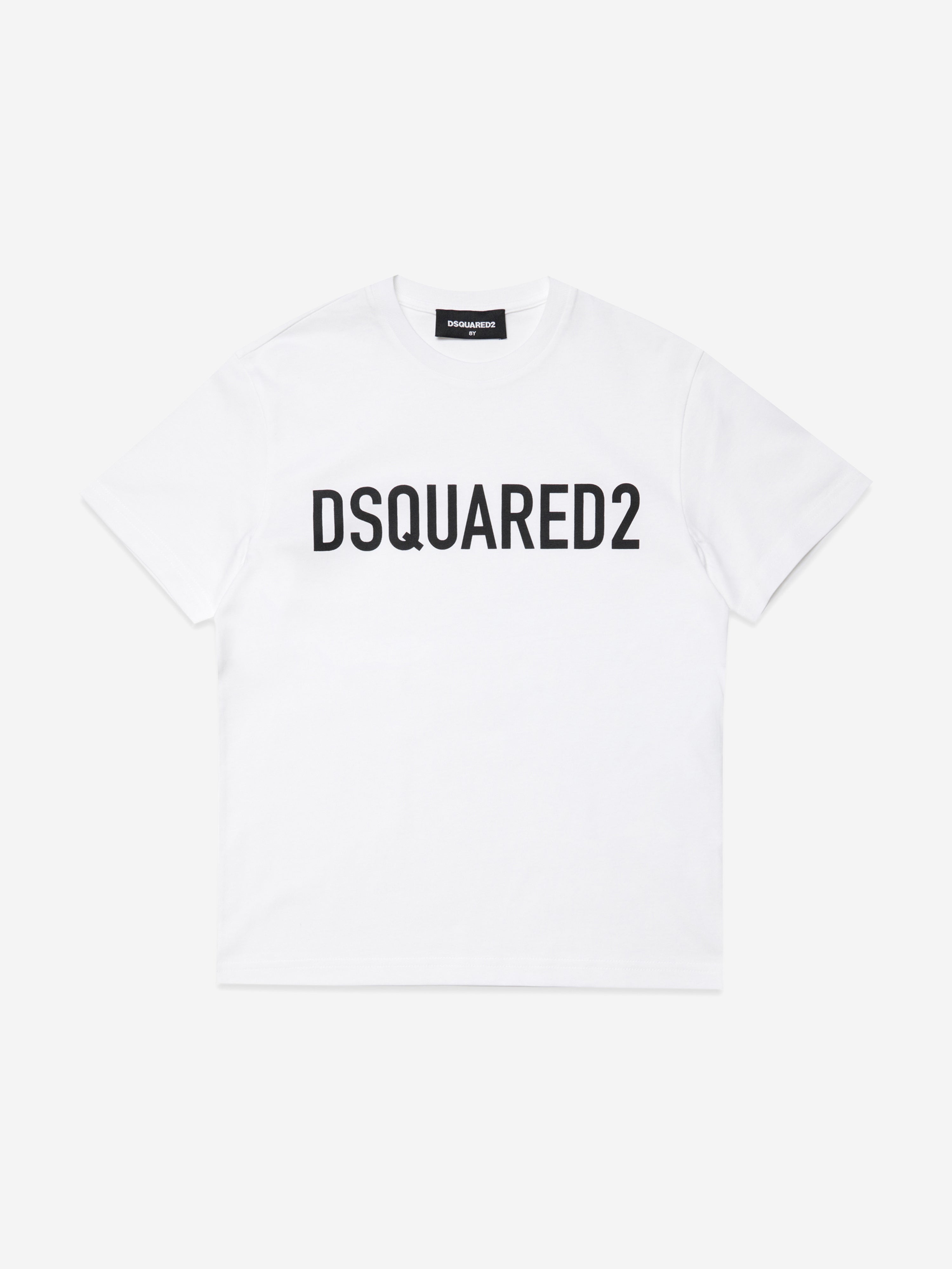 Dsquared2 Kids Logo Print T-Shirt in White