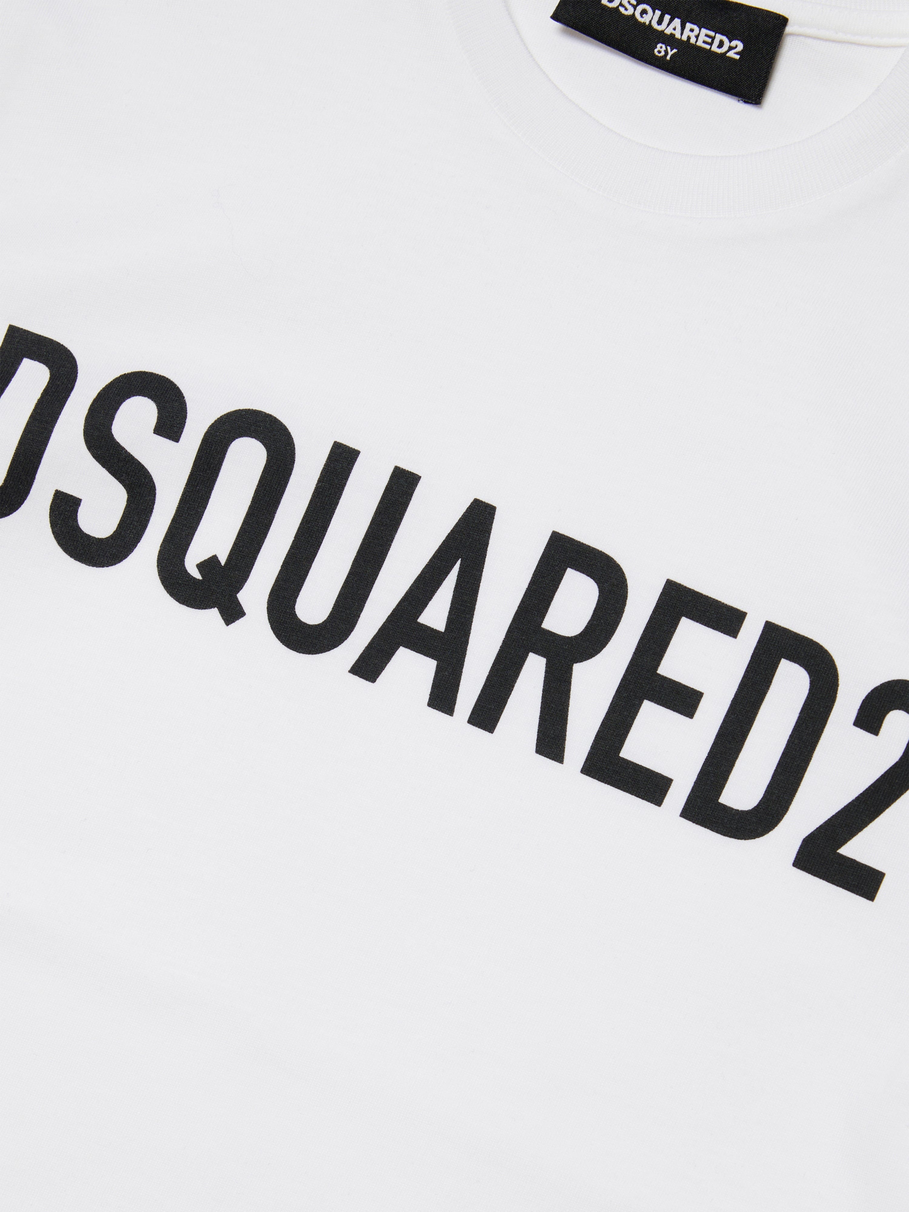 Dsquared2 Kids Logo Print T-Shirt in White