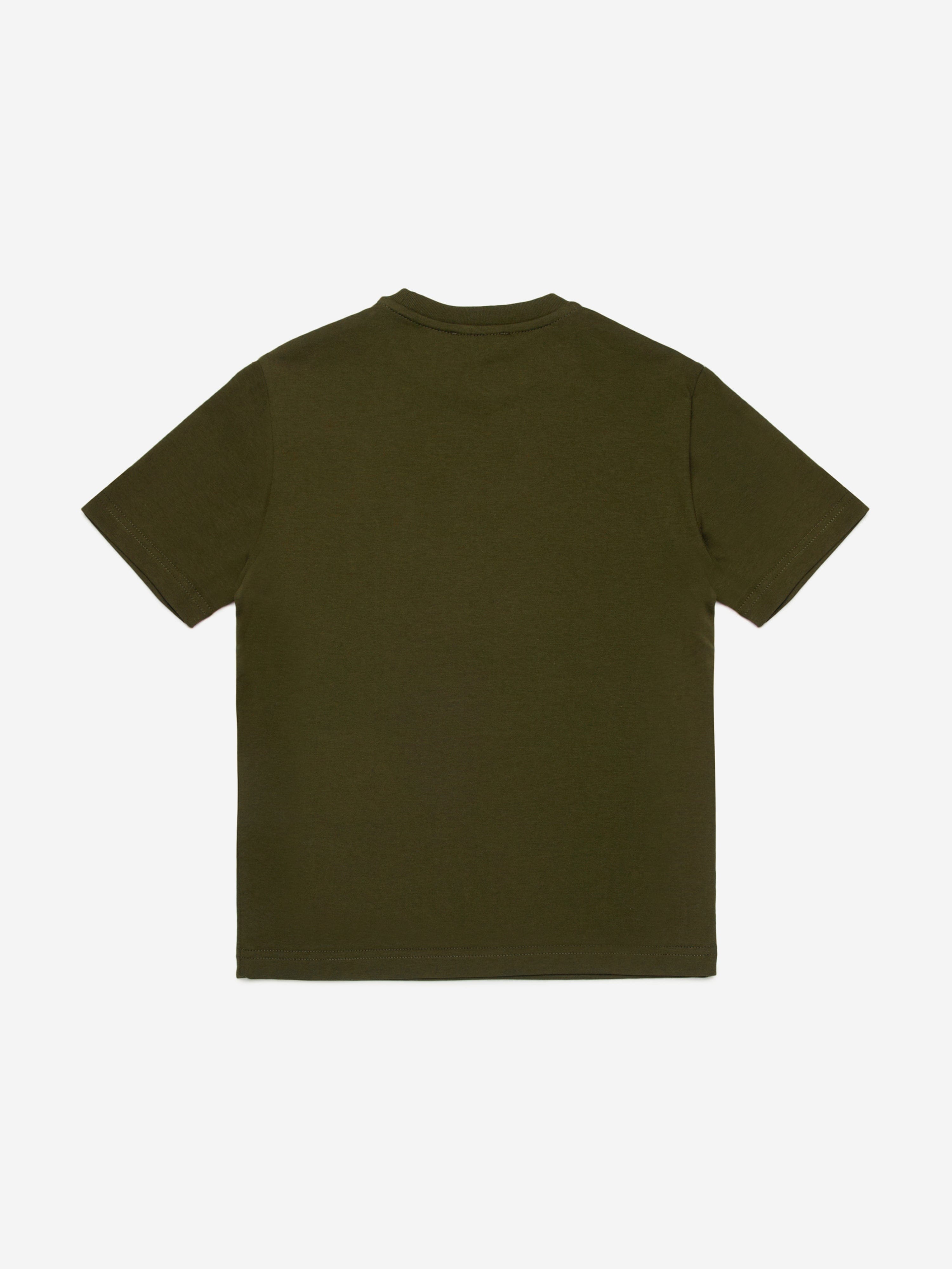 Kids Maple Leaf Logo T-Shirt in Green