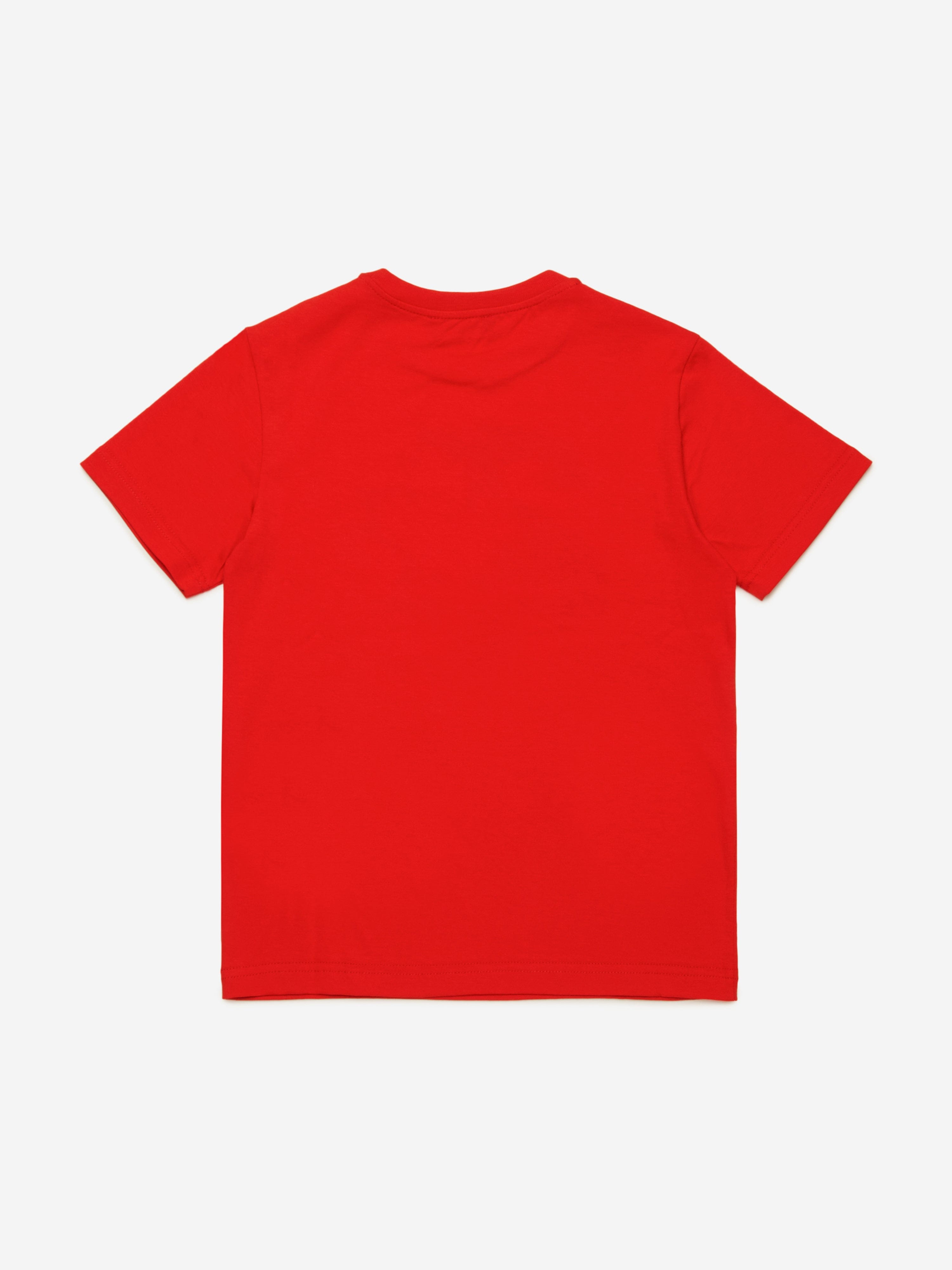 Kids Maple Leaf Logo T-Shirt in Red