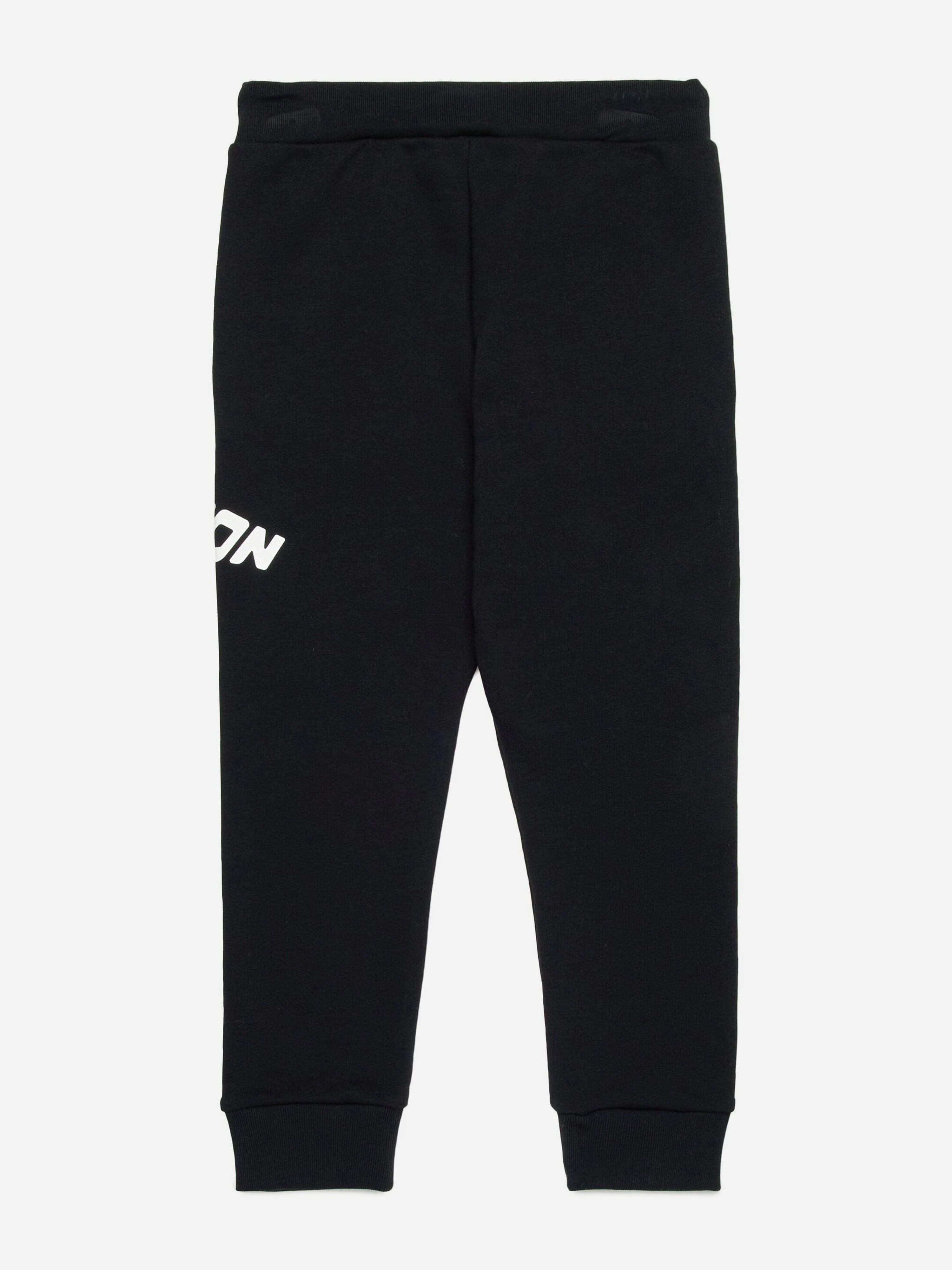 Kids Icon Logo Joggers in Black