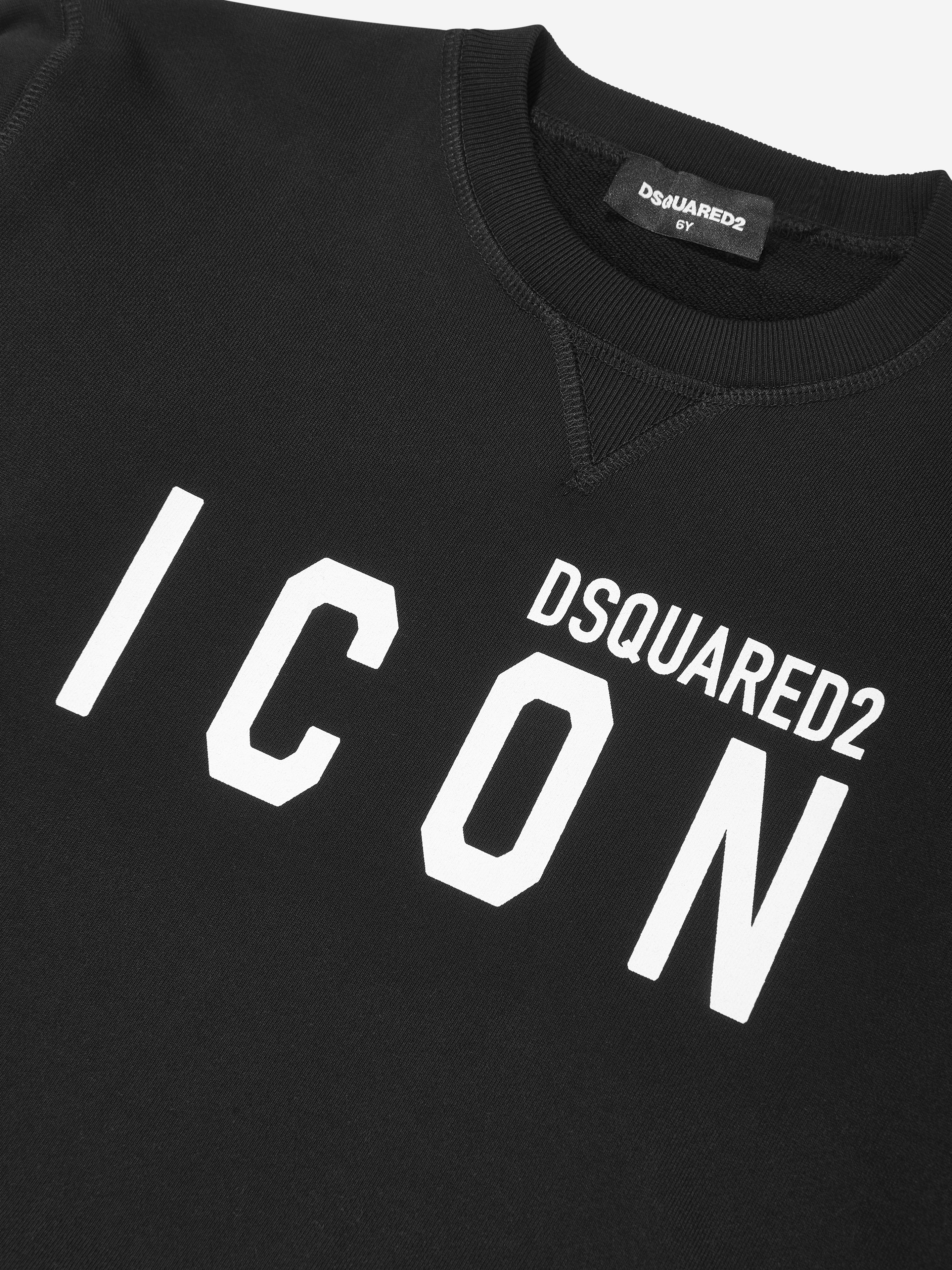 Dsquared2 Kids Icon Logo Sweatshirt in Black