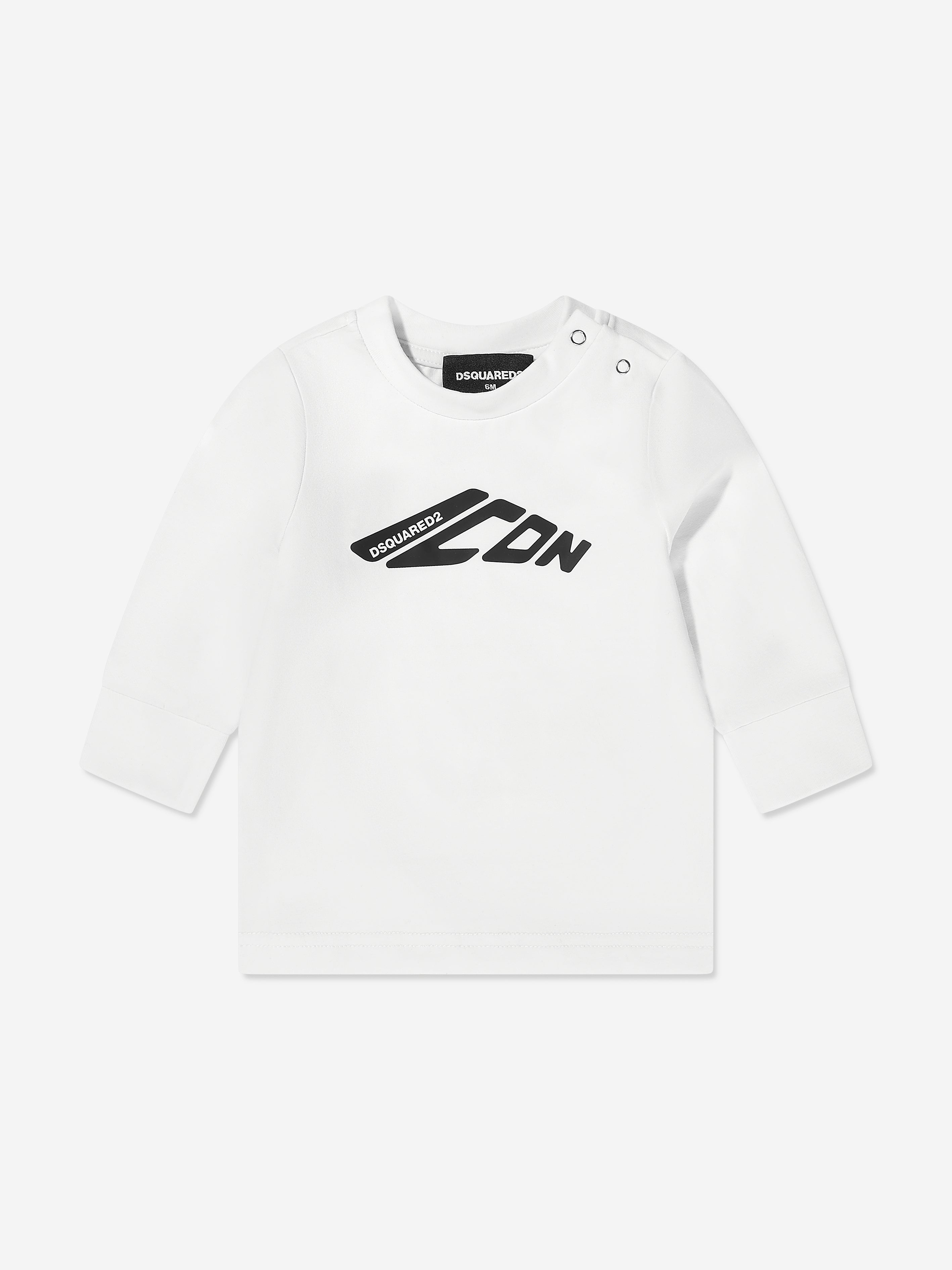Baby Icon Logo Tracksuit in White