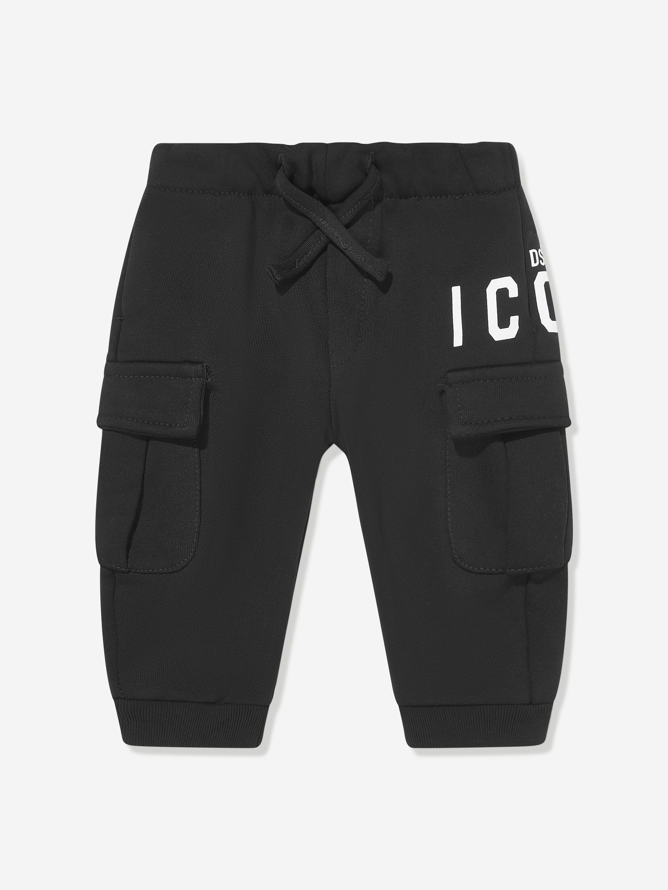 Baby Icon Cargo Pants in Black