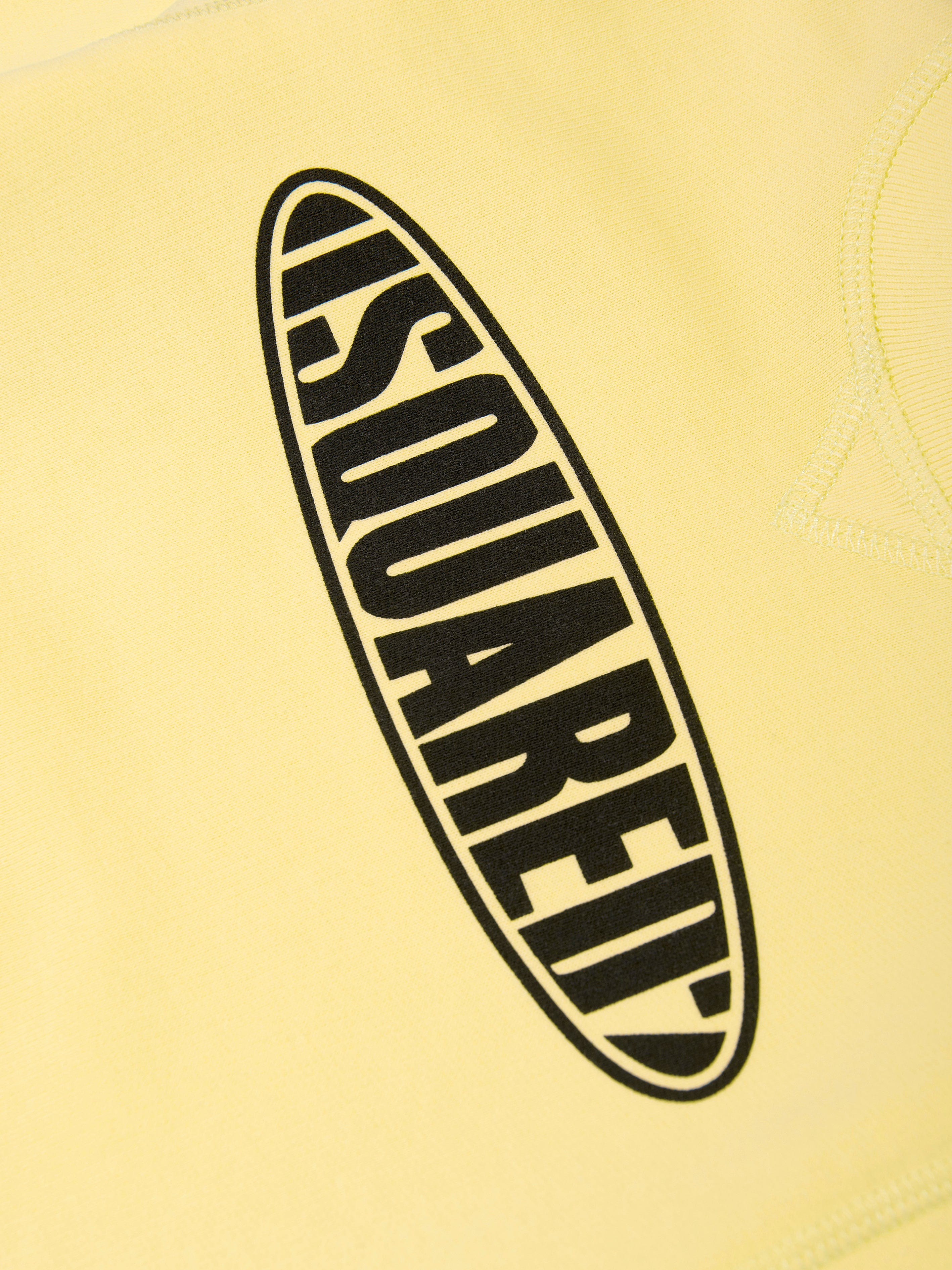 Dsquared2 Kids Rounded Logo Sweatshirt in Yellow