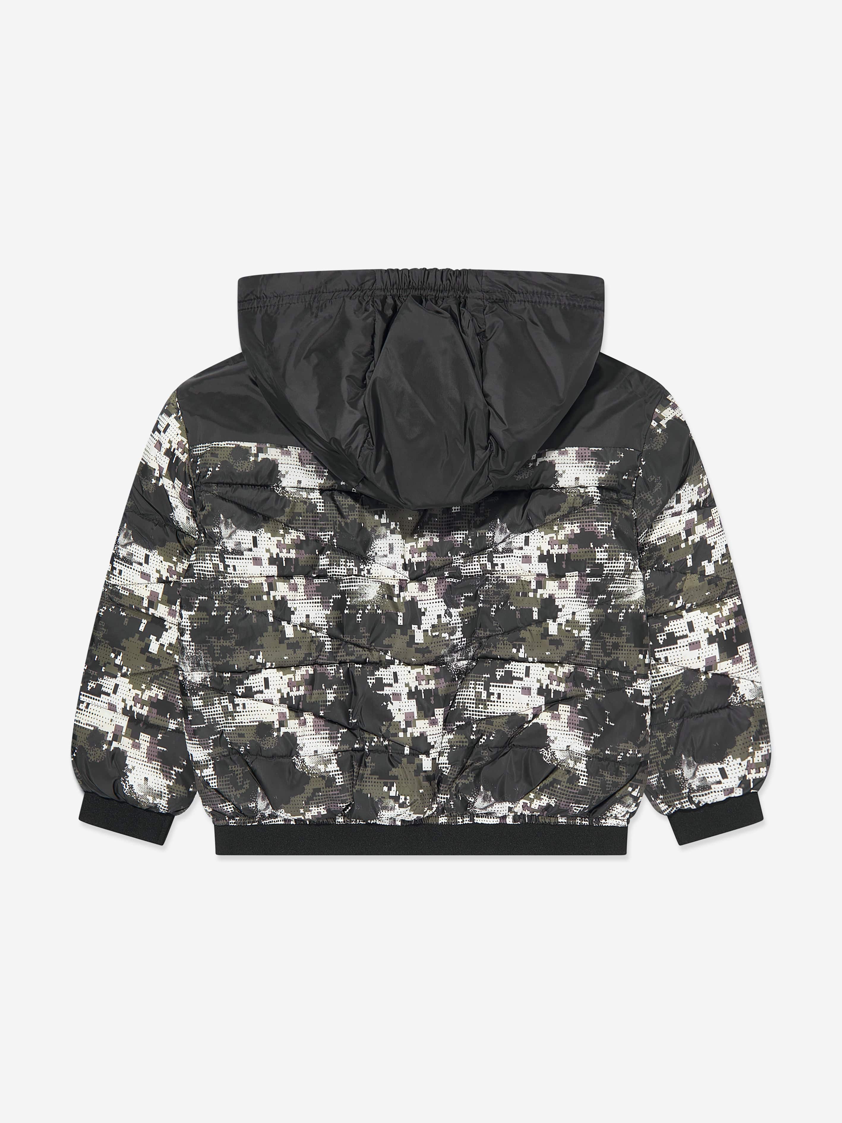EA7 Emporio Armani Boys Puffer Jacket in Multicolour