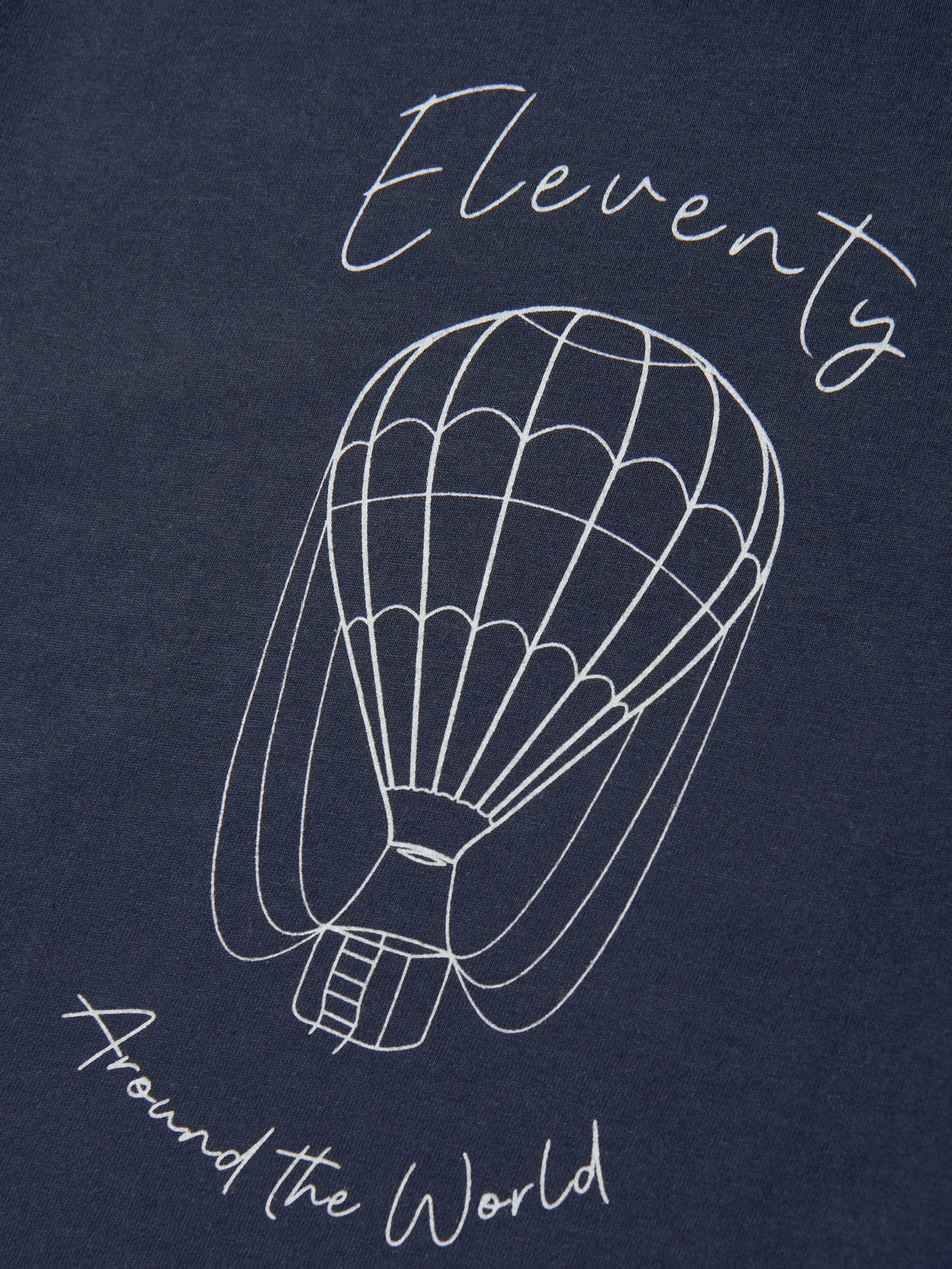 Eleventy Boys Long Sleeve T-Shirt in Navy